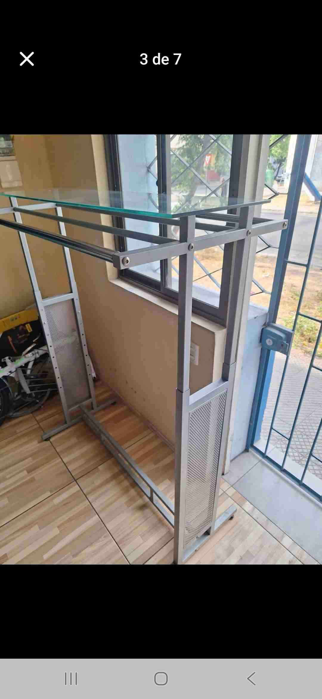 Perchero acero inoxidable ajustable a tu medida - miniatura 2