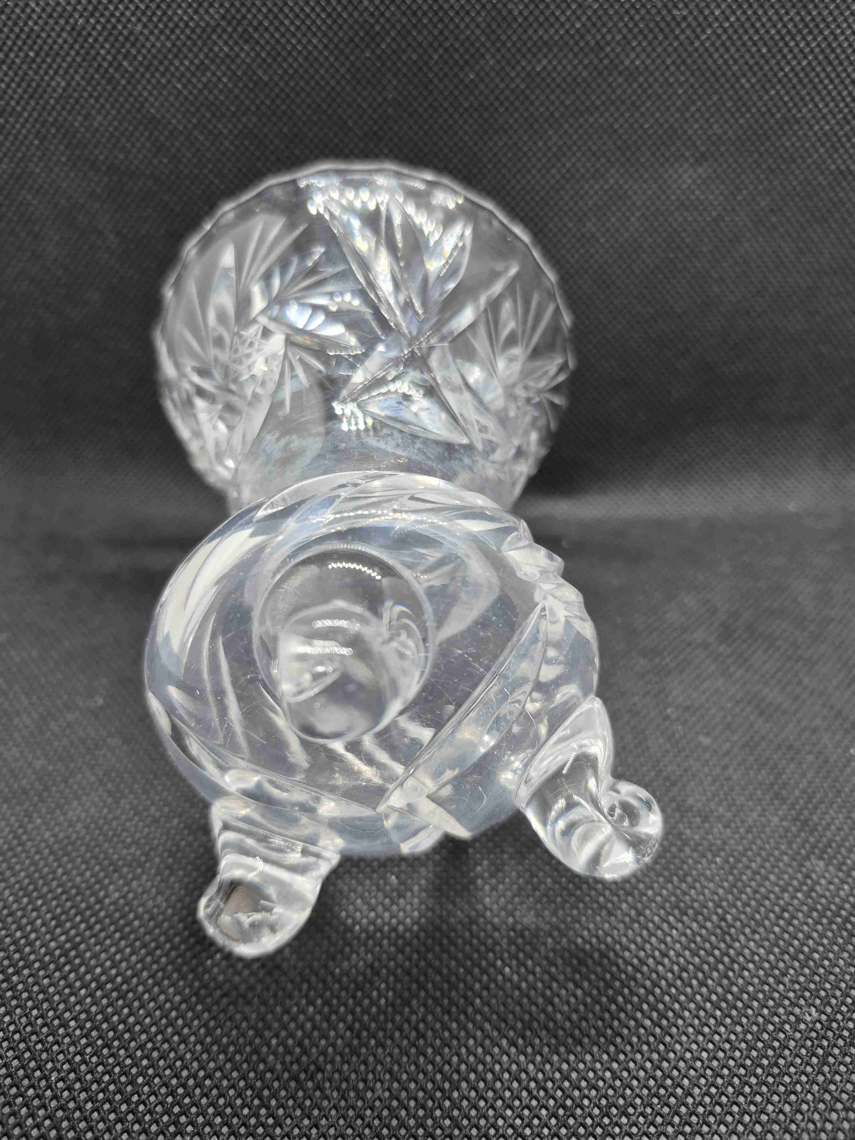 Florero de cristal tallado - 2