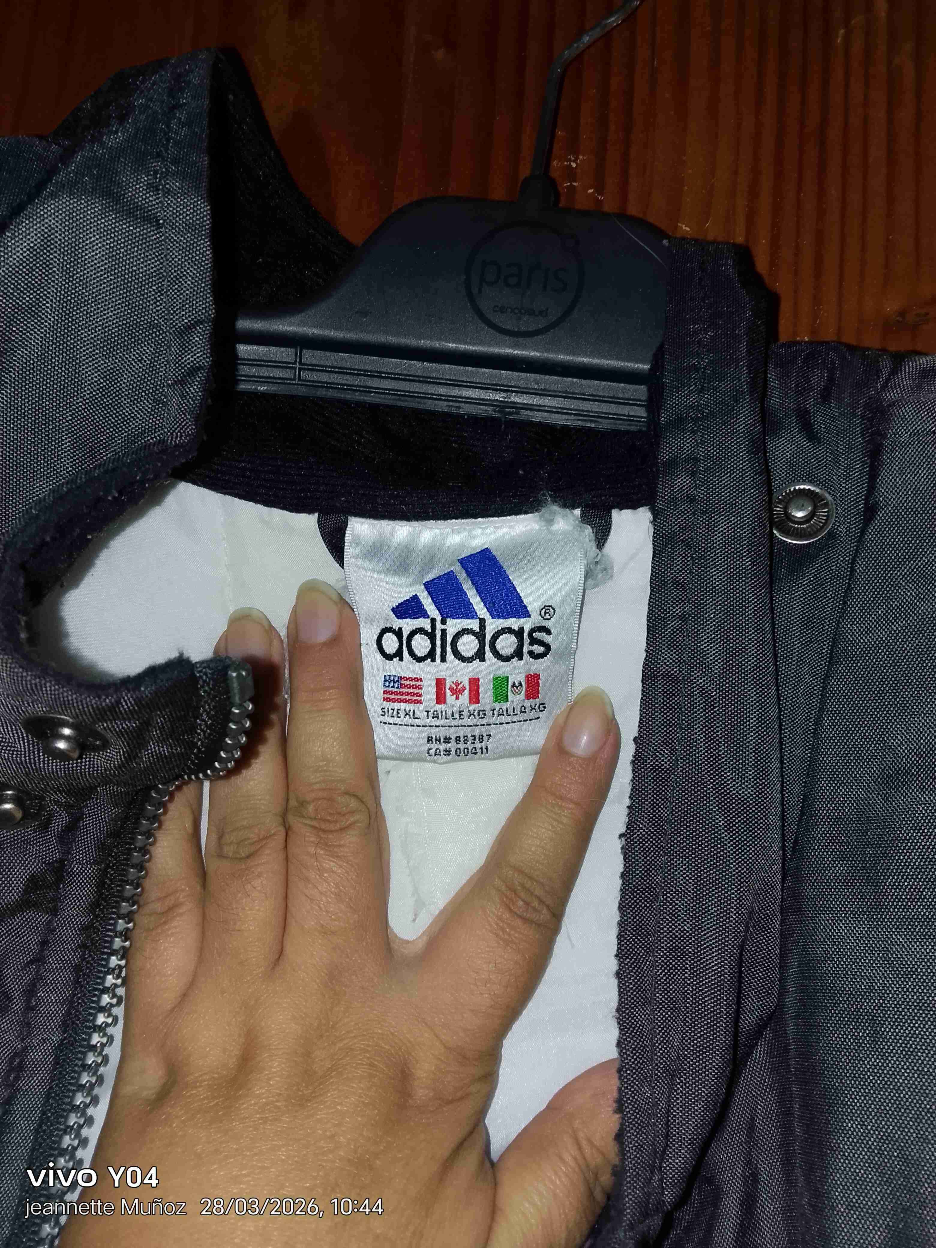 Chaqueta cortavientos negra - miniatura 2