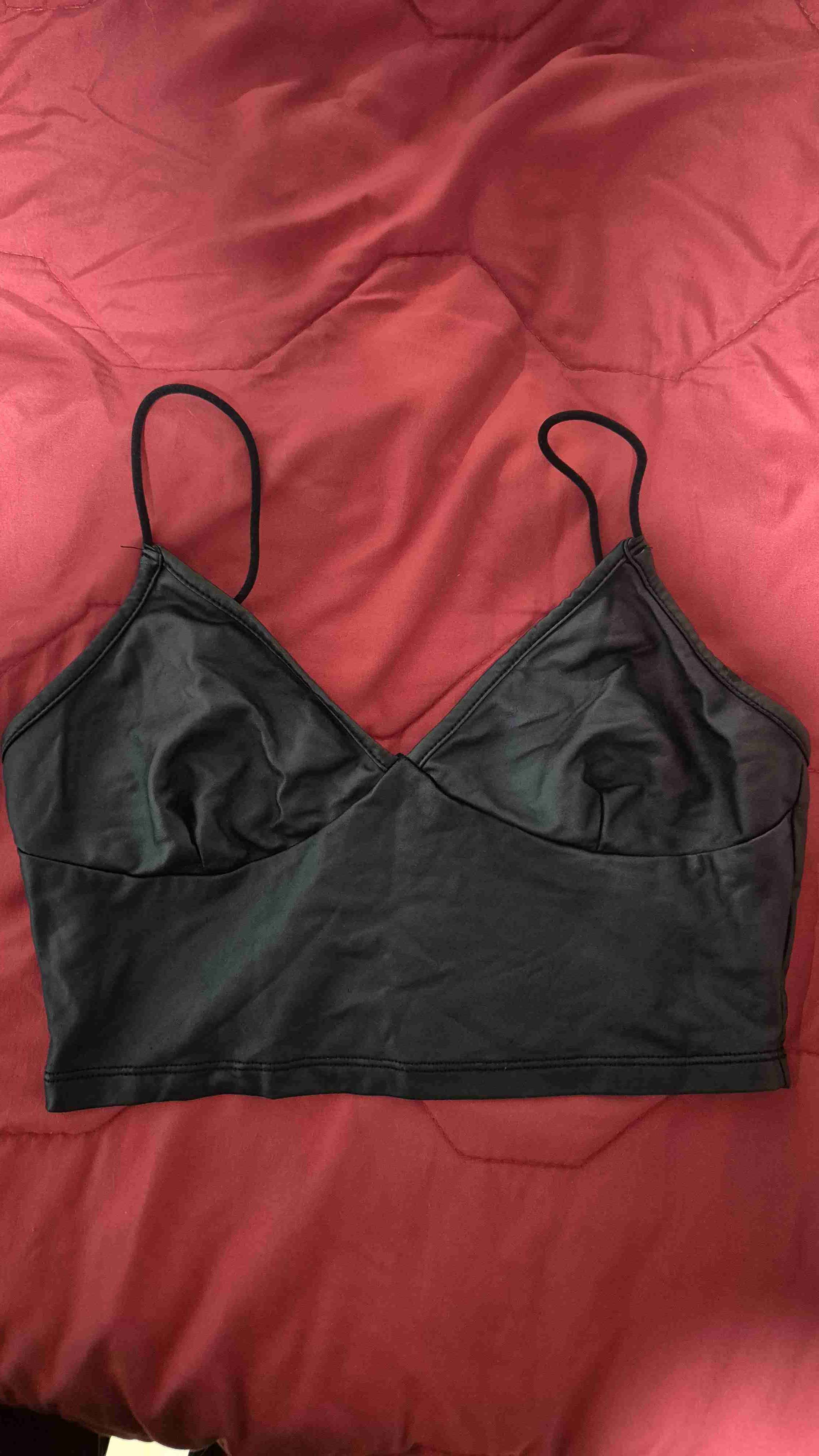 Top negro de tirantes talla S - 1