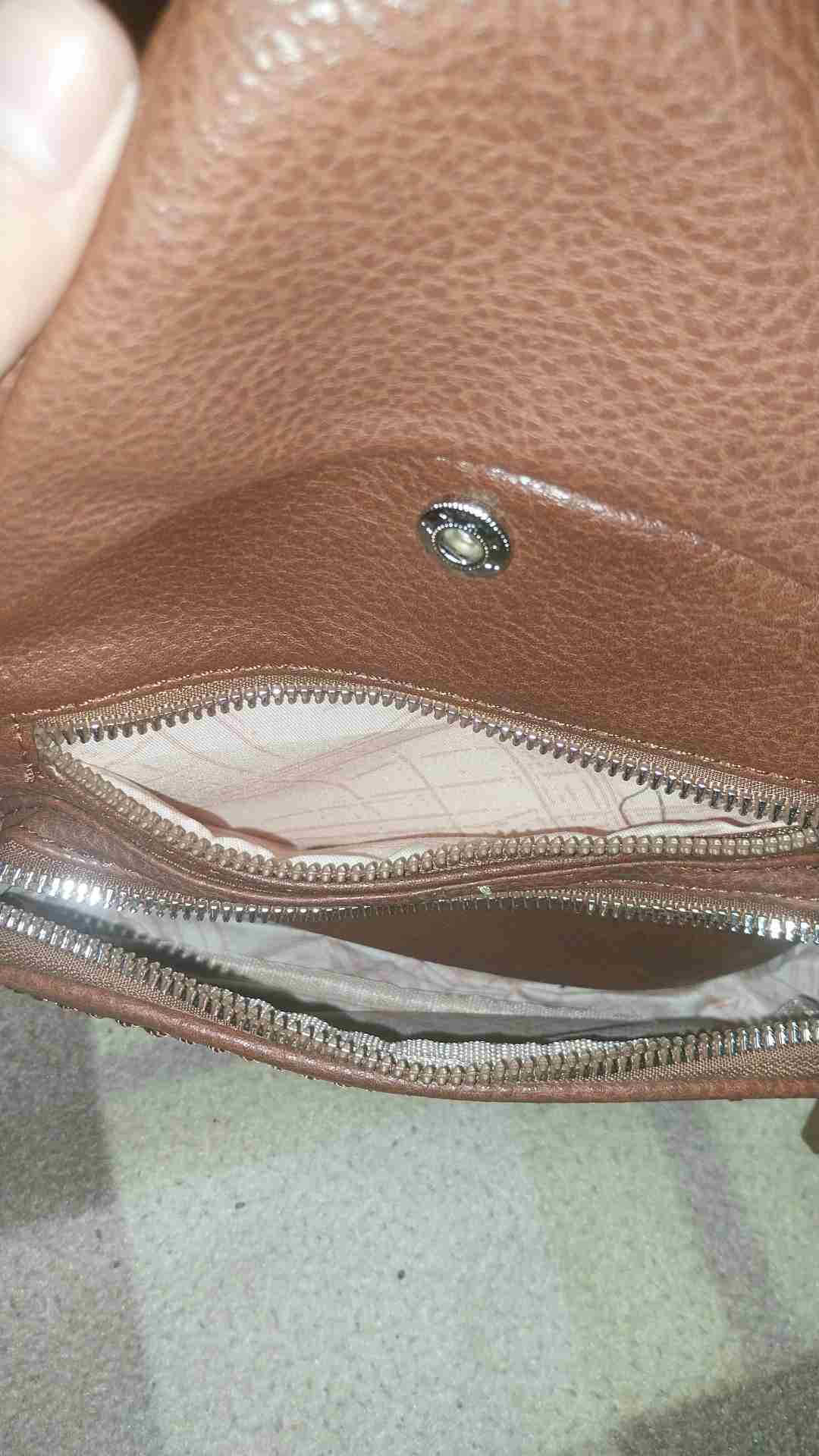 Mochila bandolera marrón - miniatura 3