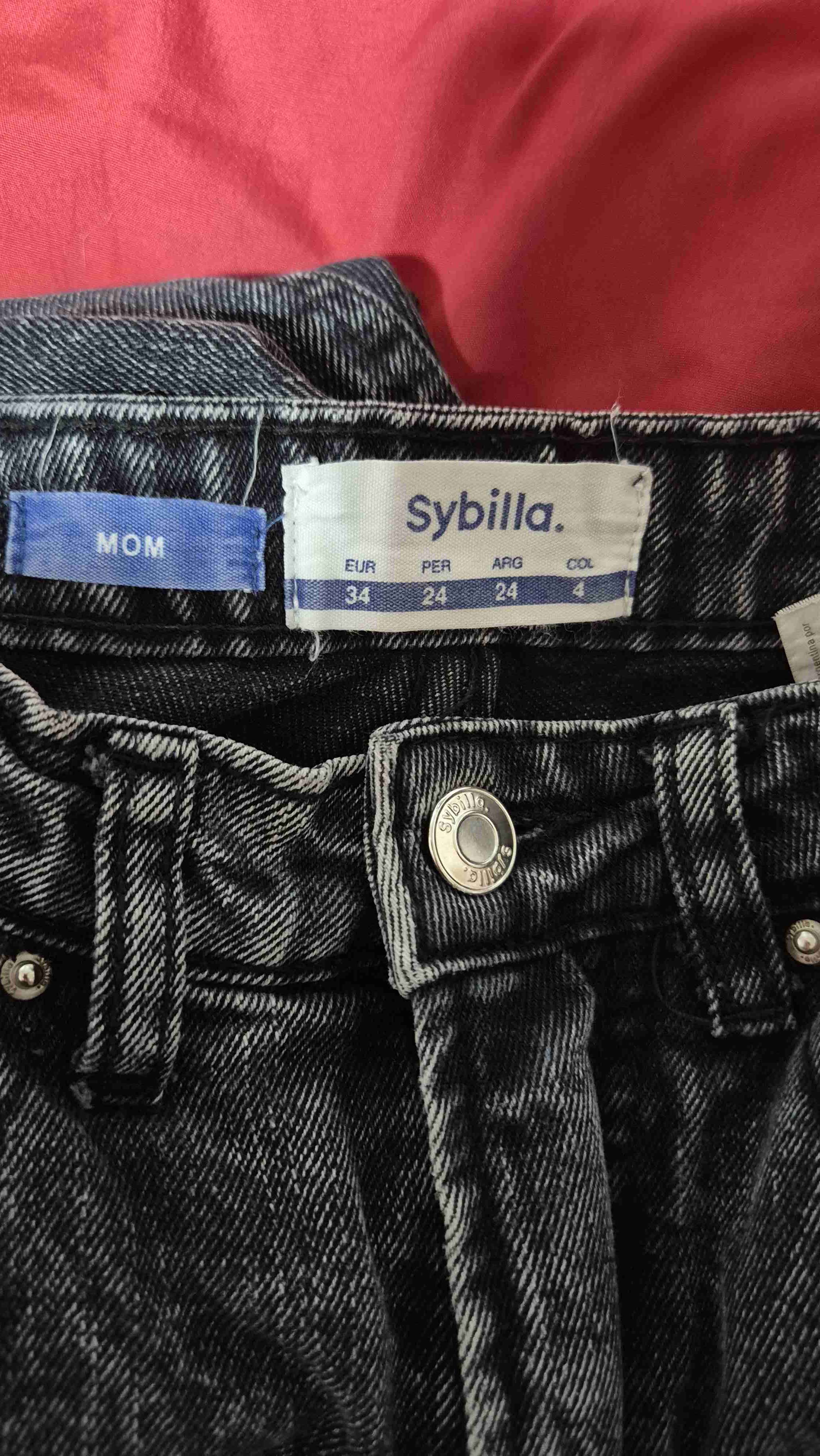 Jeans negros talla 34 - 3