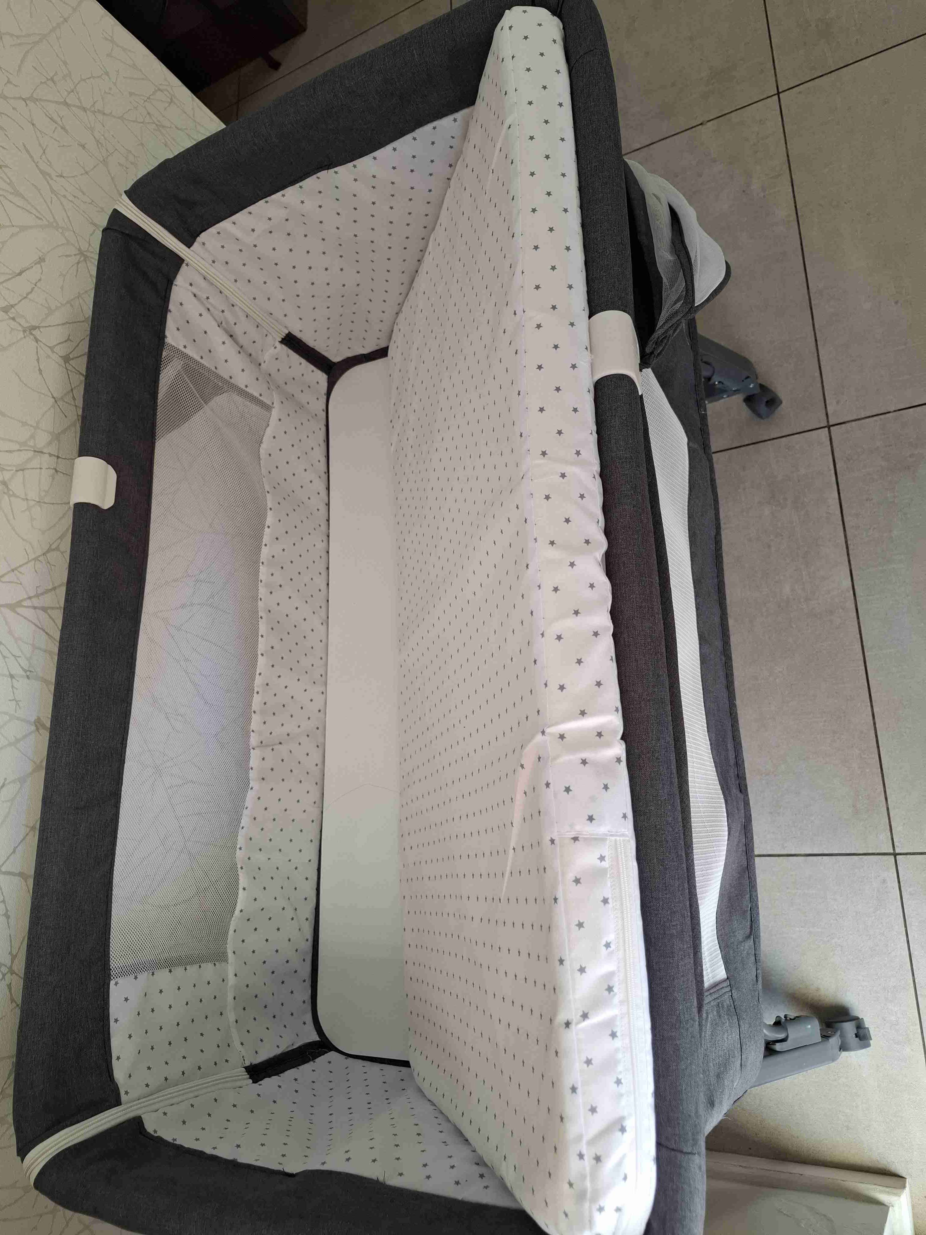 Cuna colecho opaline para bebé gris - miniatura 2