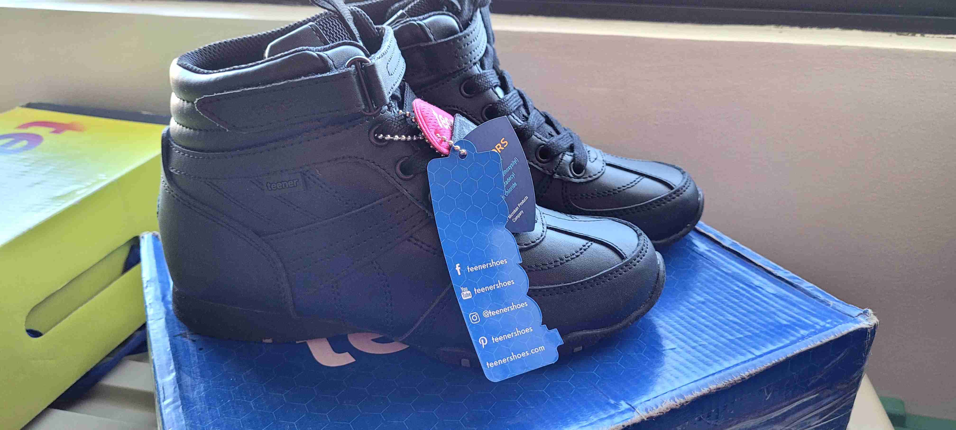 Zapatos de cuero negros talla 36 - miniatura 3