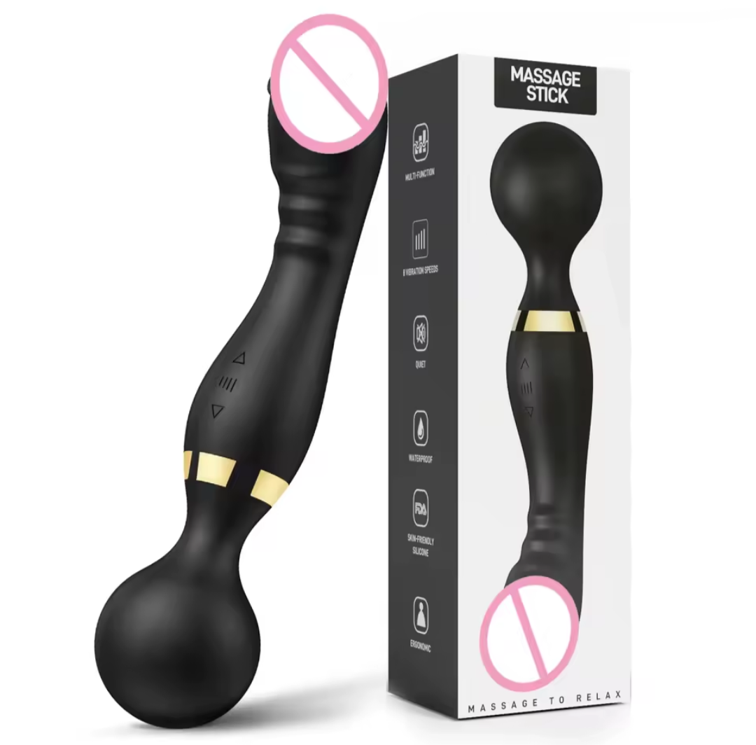 Vibrador 2en1 recargable - 2
