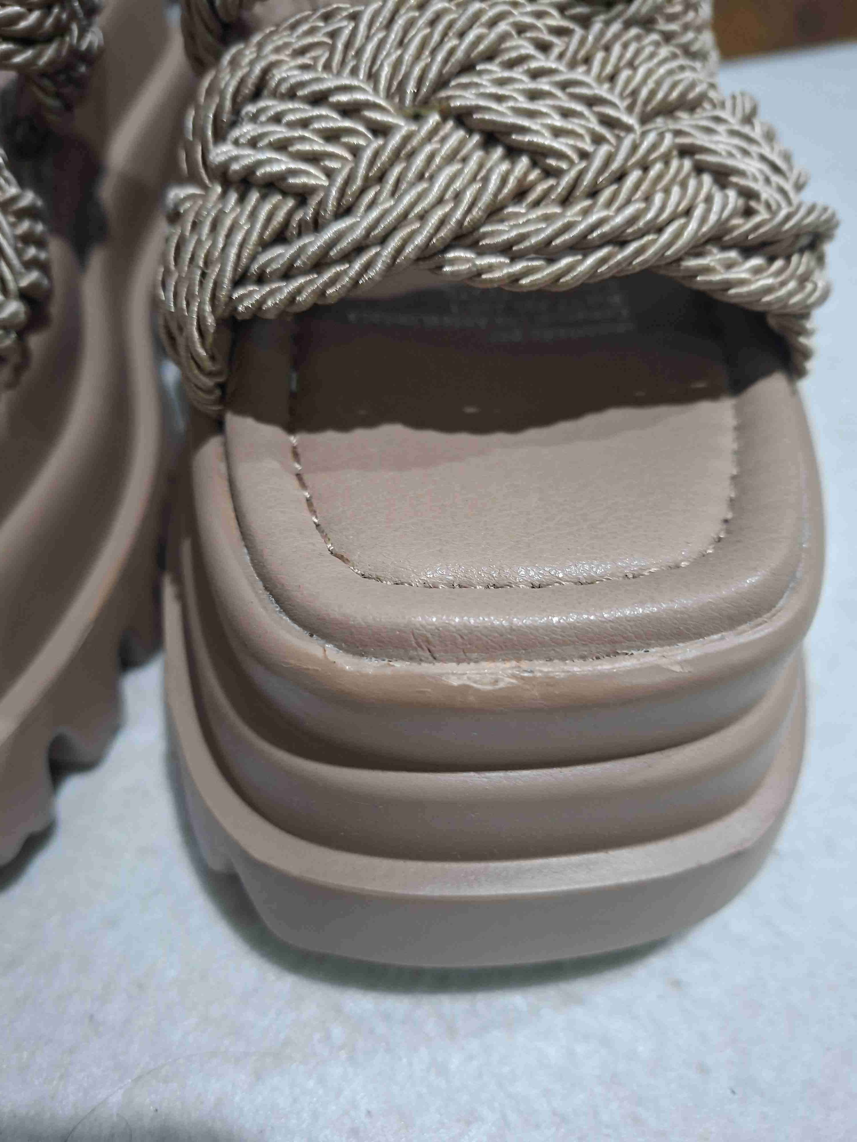 Sandalias de plataforma trenzadas C/Moran - 3