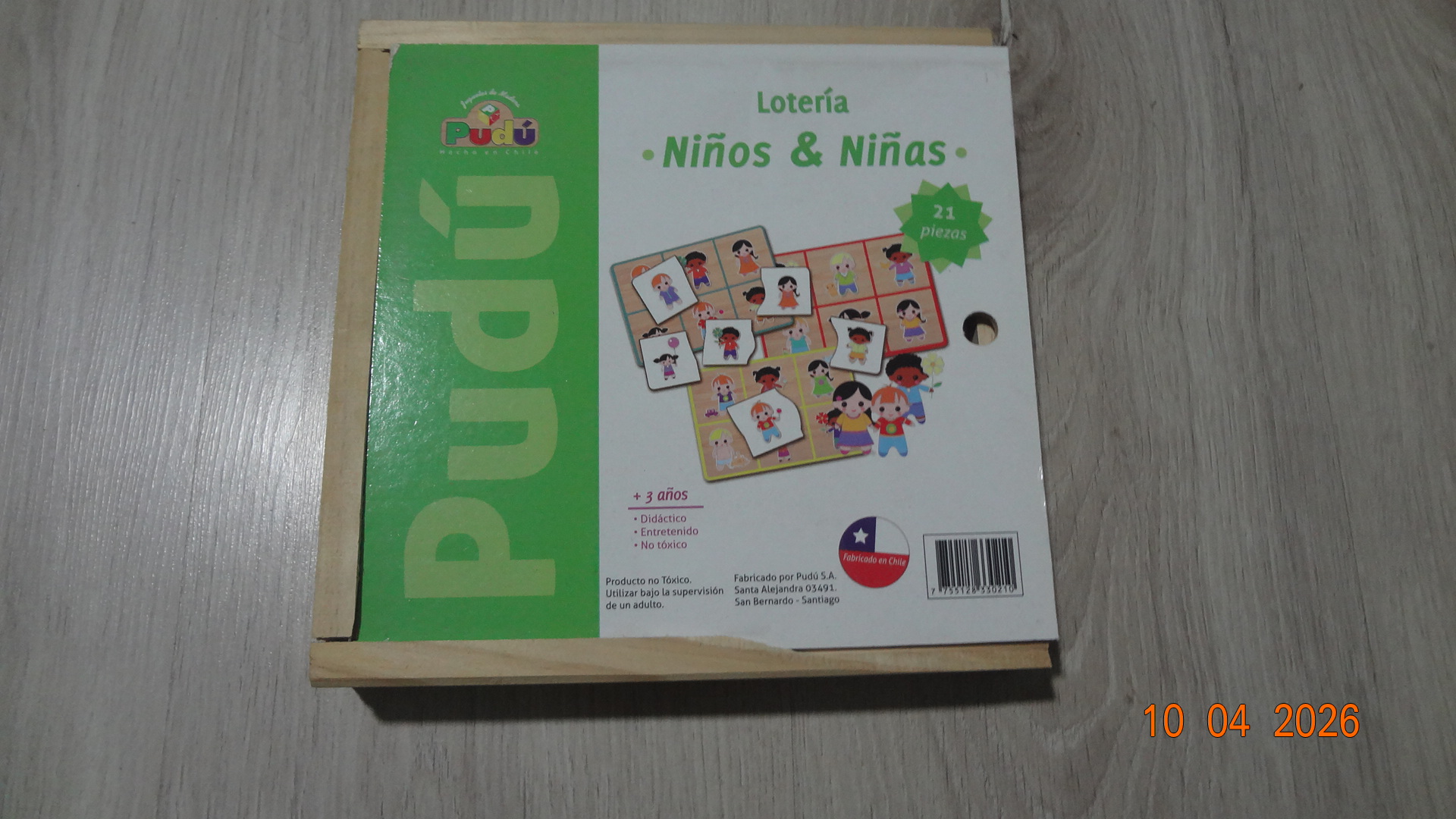 Juego de memoria infantil madera - miniatura 2