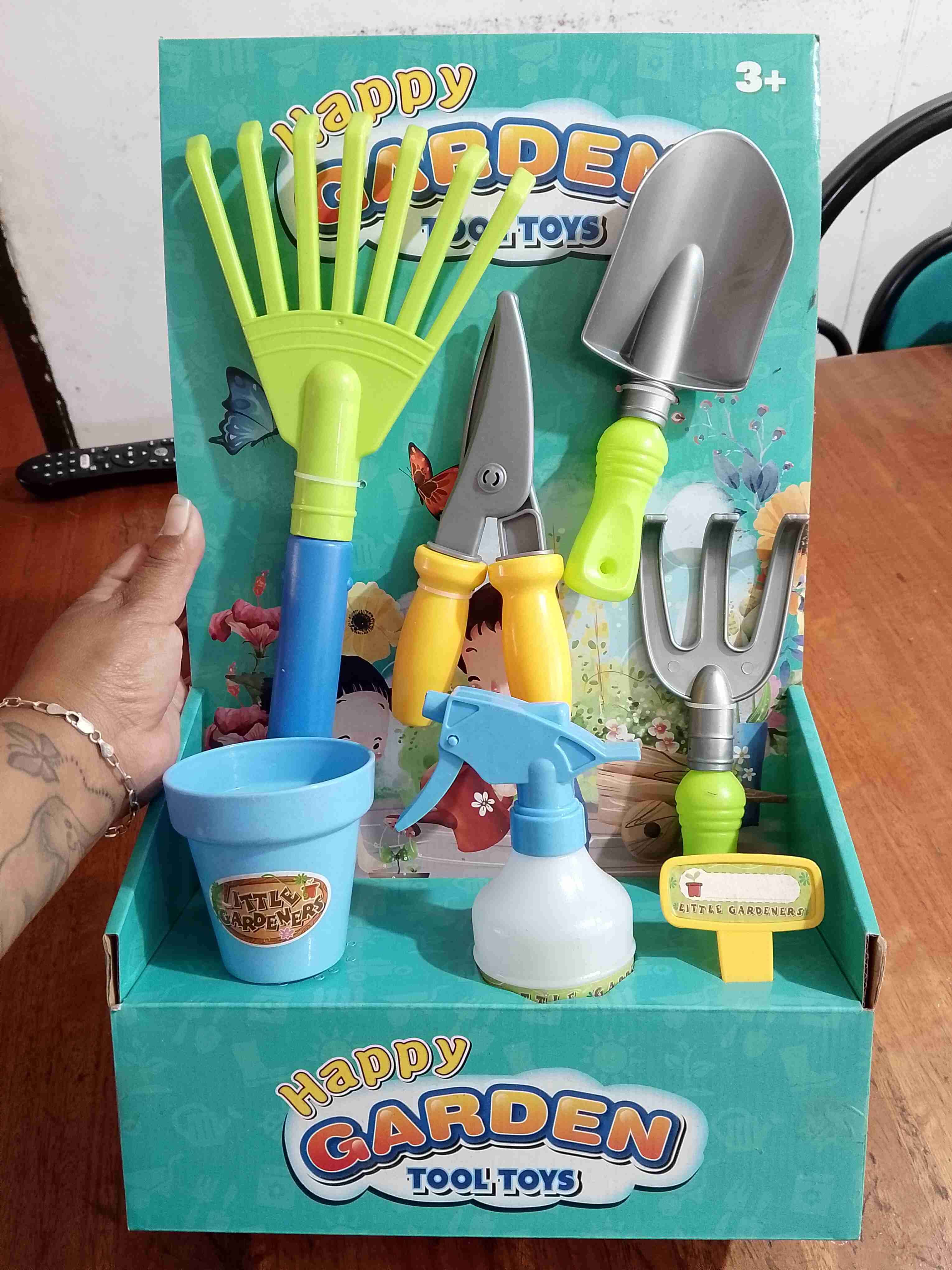 Juego de herramientas de jardín para niños