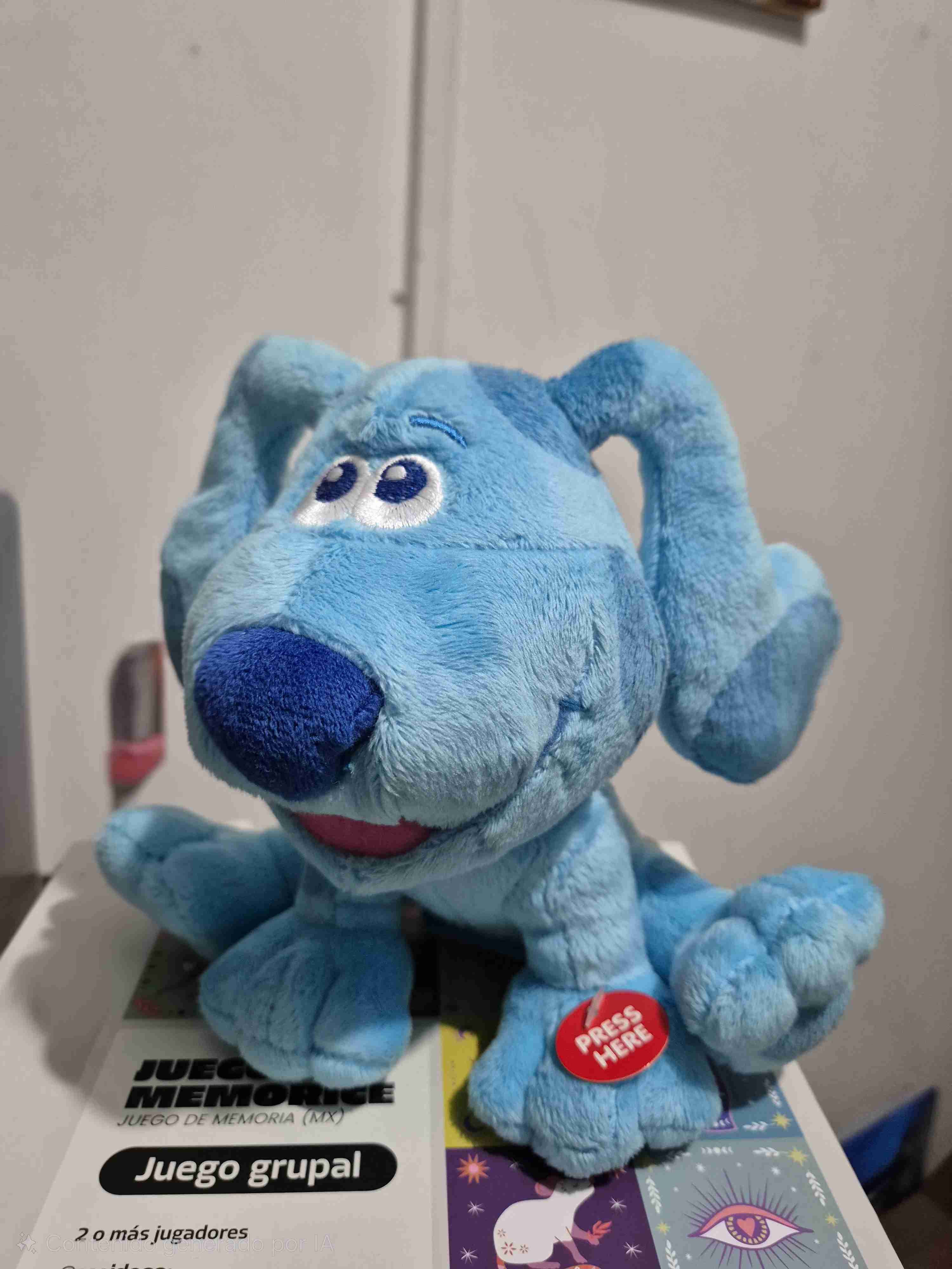 Peluche pistas de blue con sonido - 1