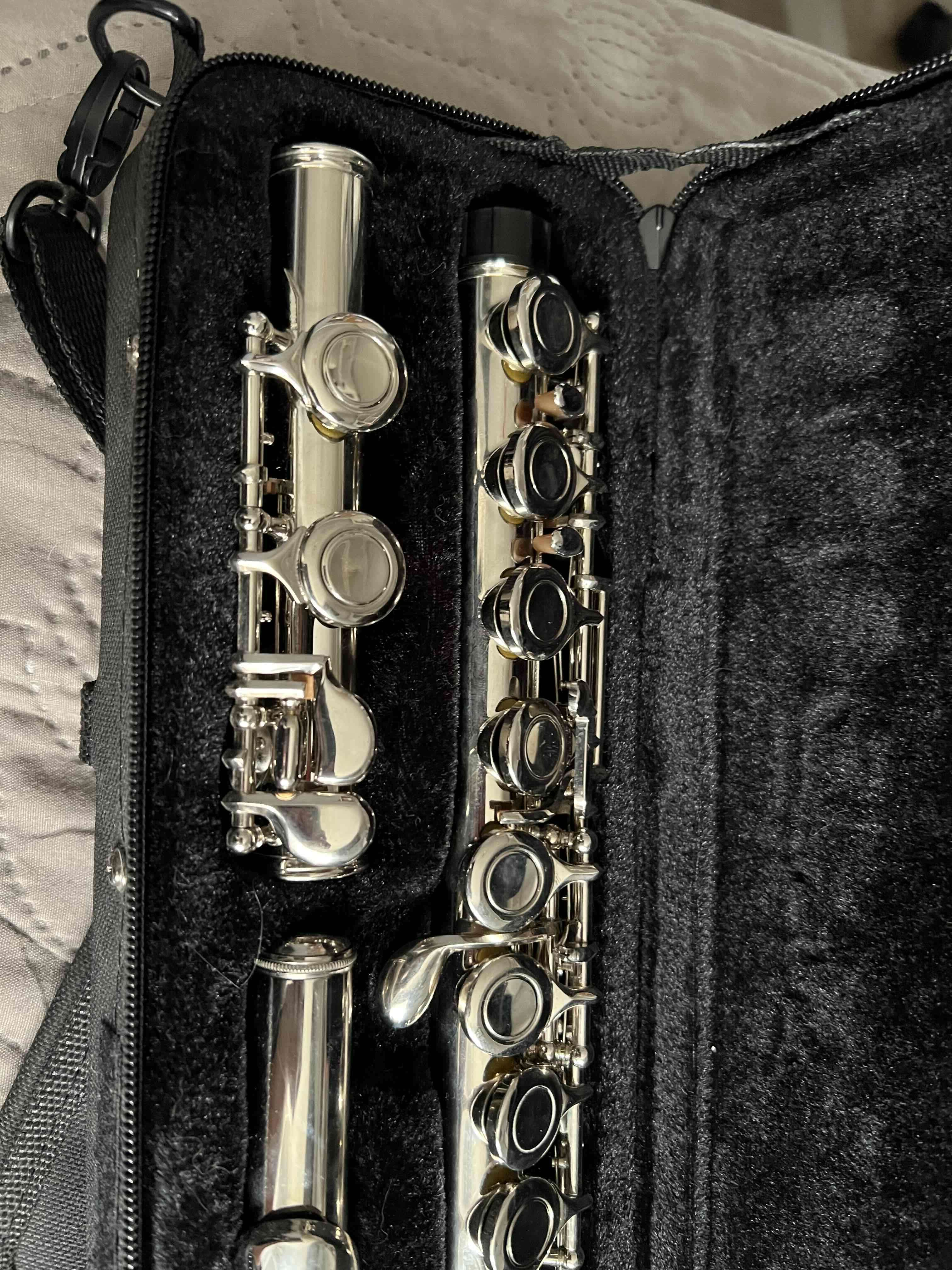 Flauta traversa con estuche y accesorios - miniatura 2