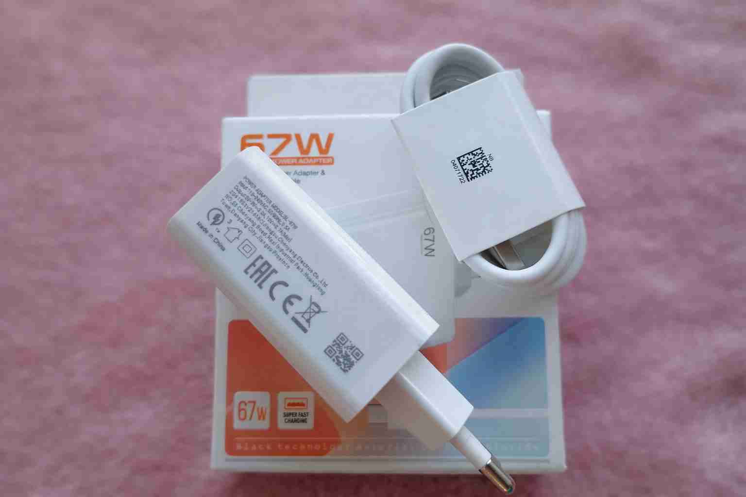 Cargador rápido 67W nuevo