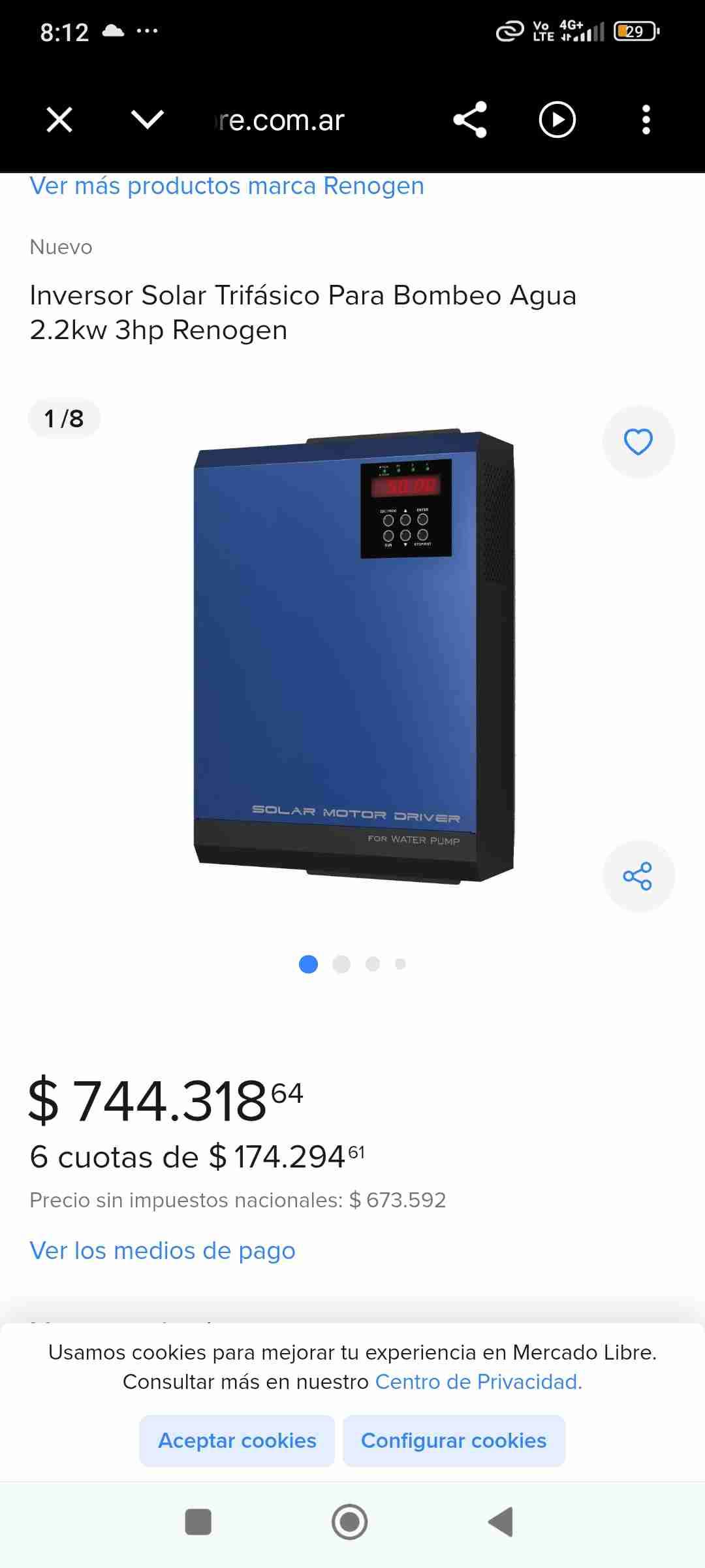 Inversor Trifásico Solar Renogen - 1