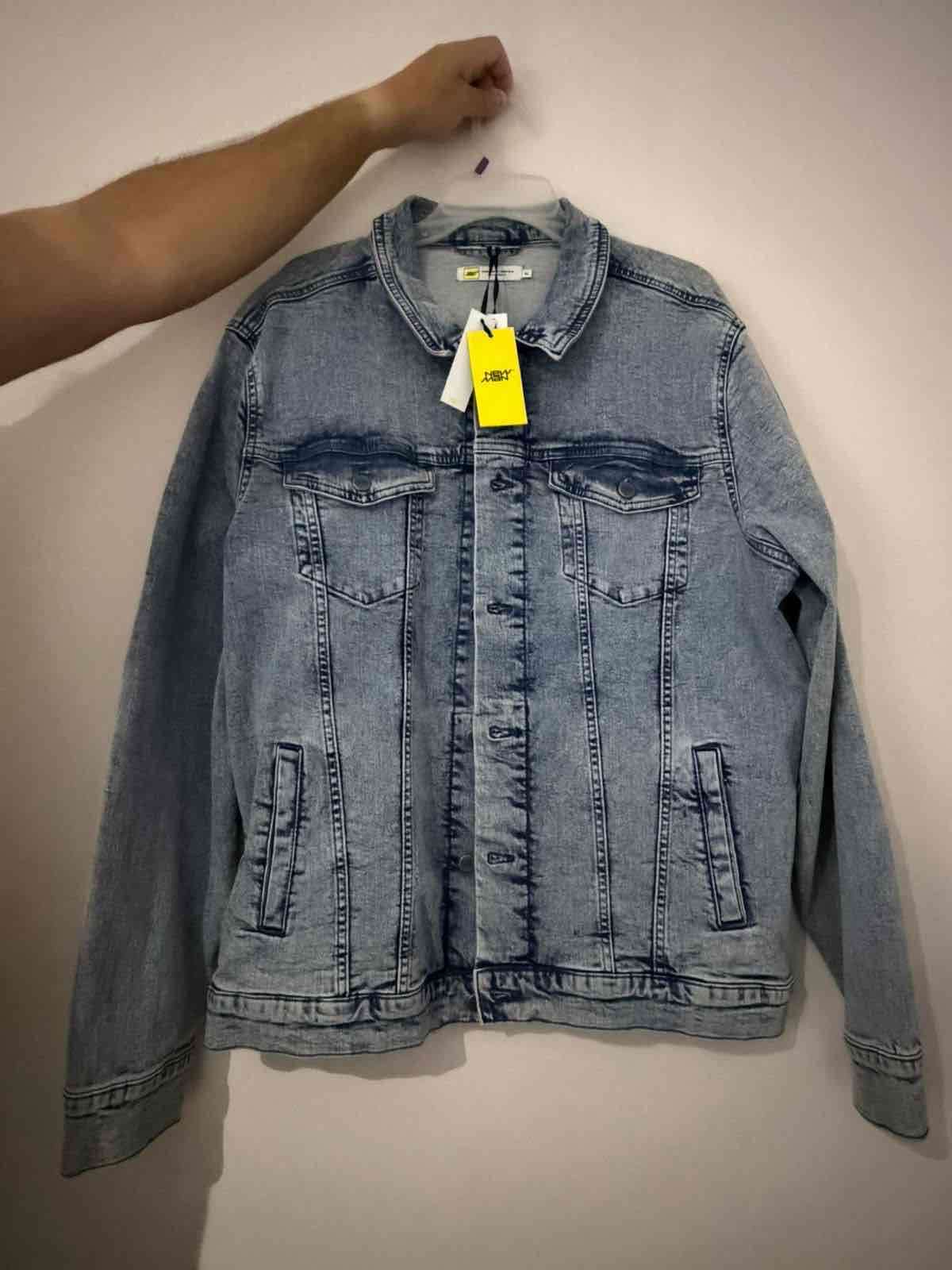 Chaqueta de mezclilla azul - 1