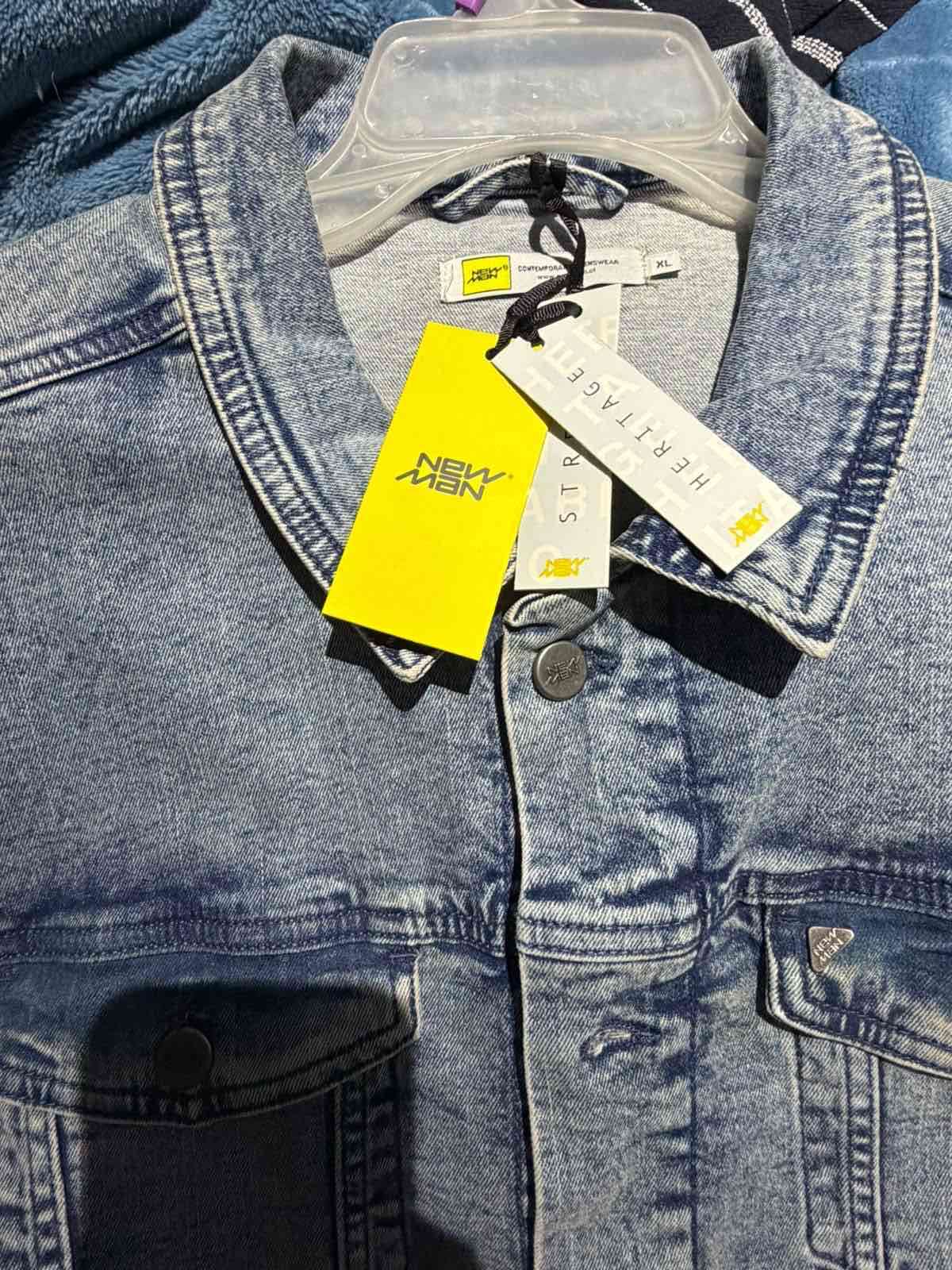 Chaqueta de mezclilla azul - 3