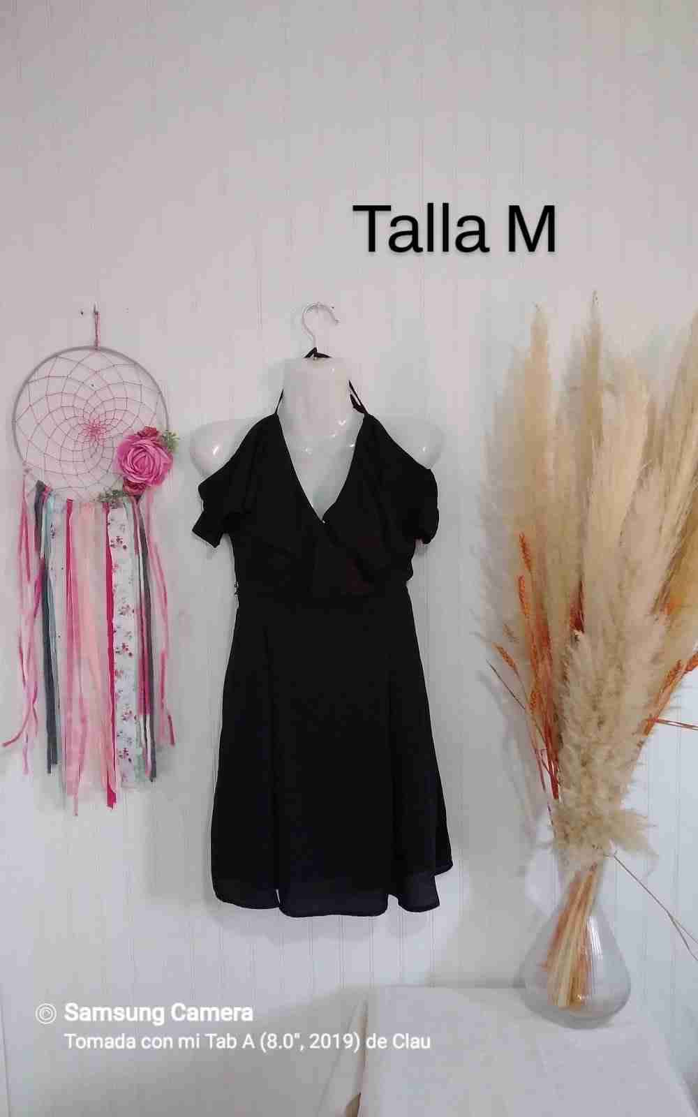 Vestido negro elegante talla M