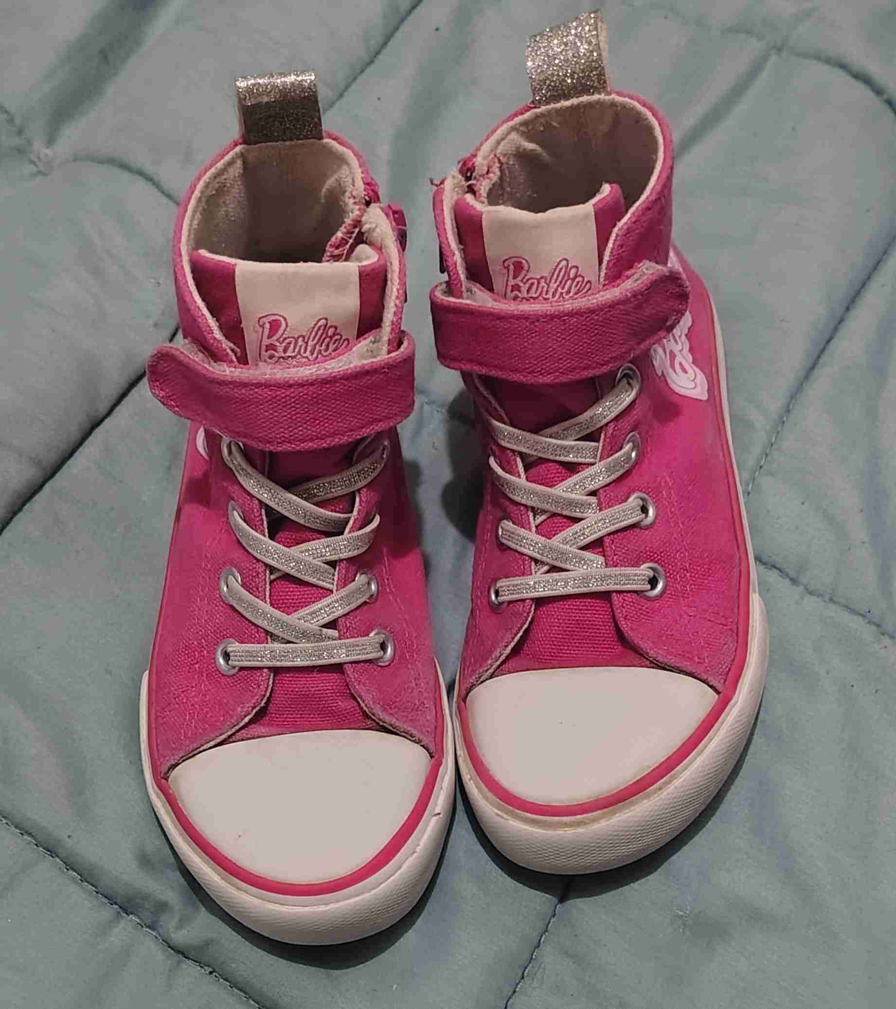 Zapatillas Barbie rosas altas - miniatura 1