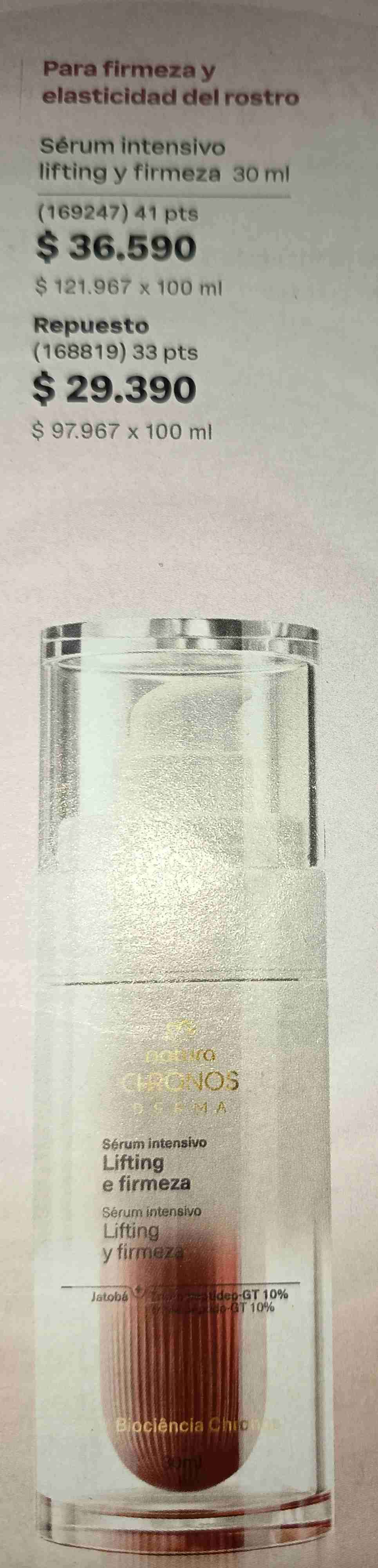 Sérum Natura Chronos Lifting 30ml - miniatura 2