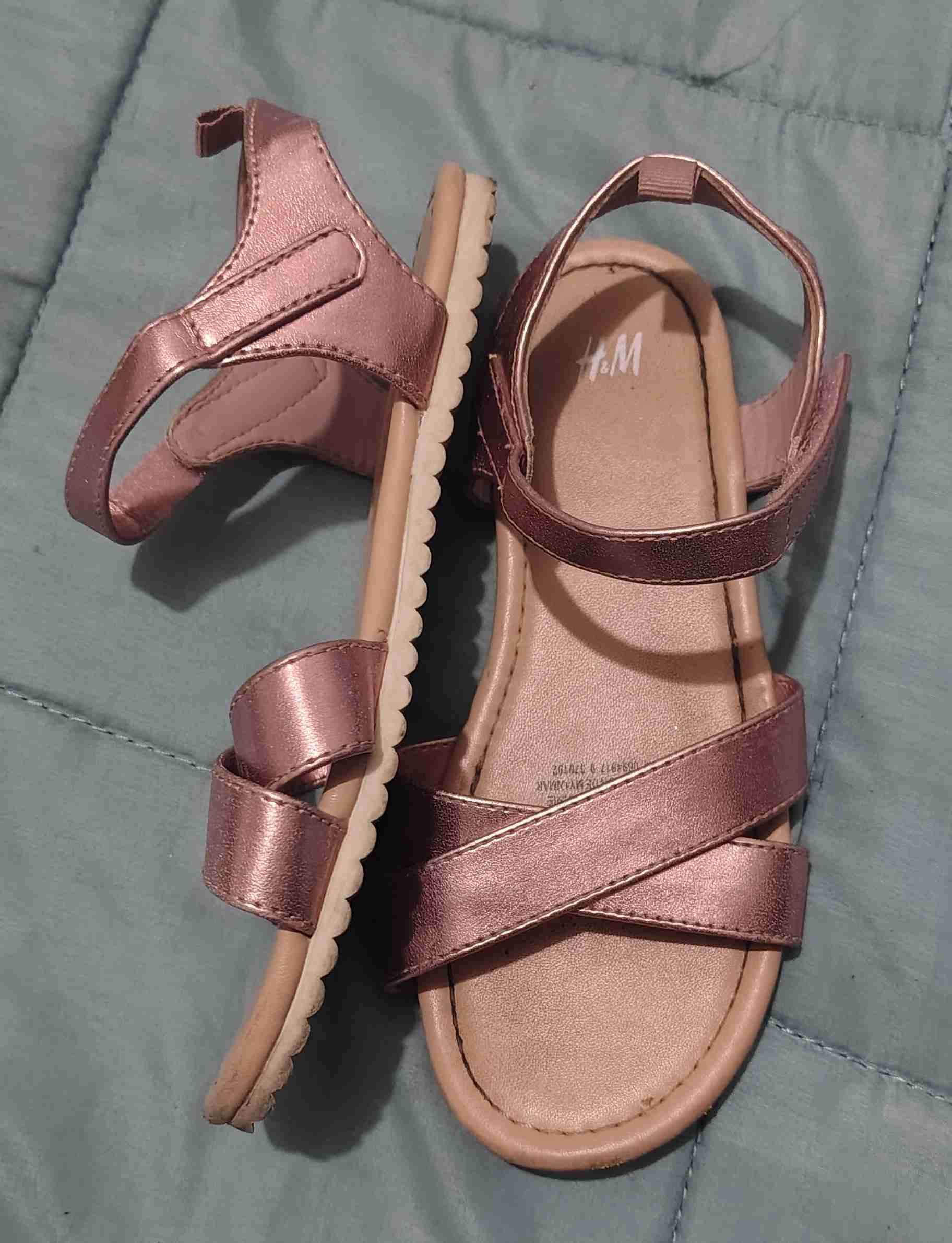 Sandalias color rosa metálico HyM - miniatura 2