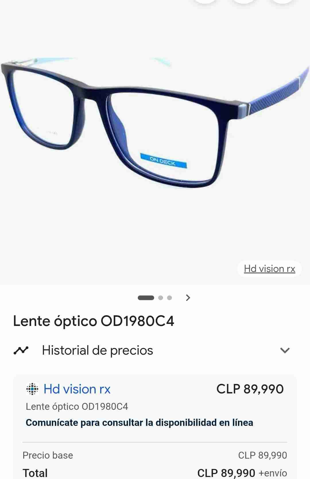 Lentes de marco negro unisex - miniatura 2