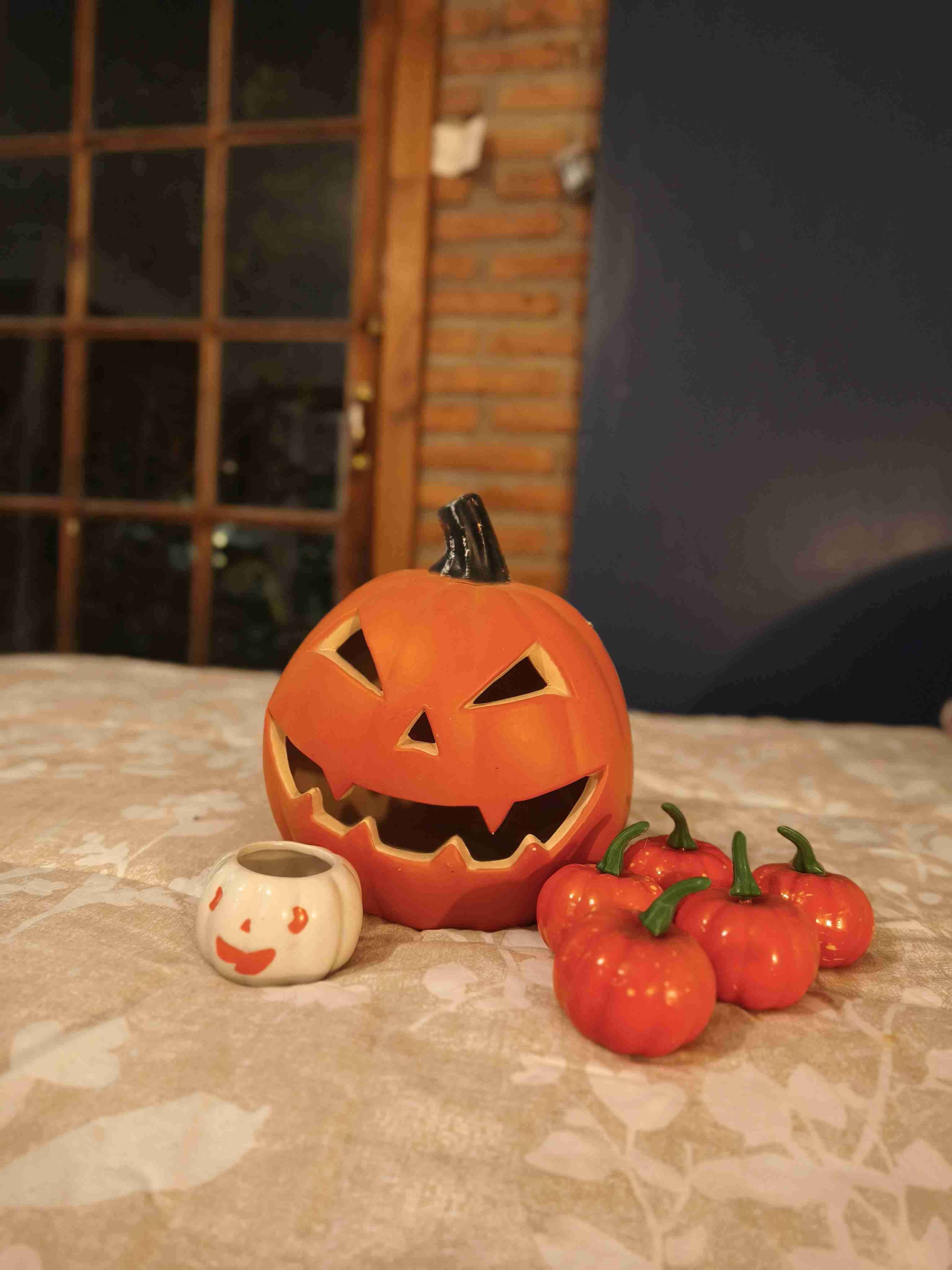 Pack calabazas decorativa Halloween - miniatura 3