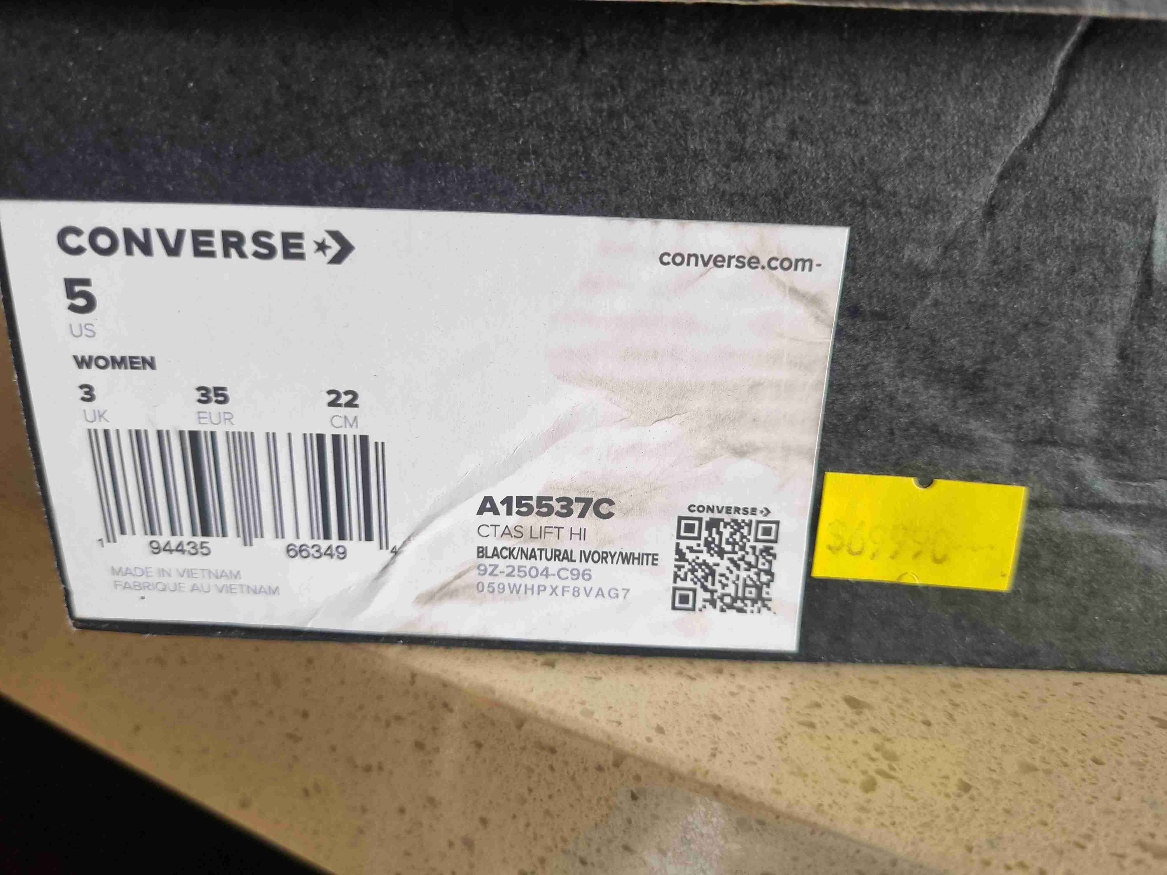 Zapatillas Converse negras - miniatura 3