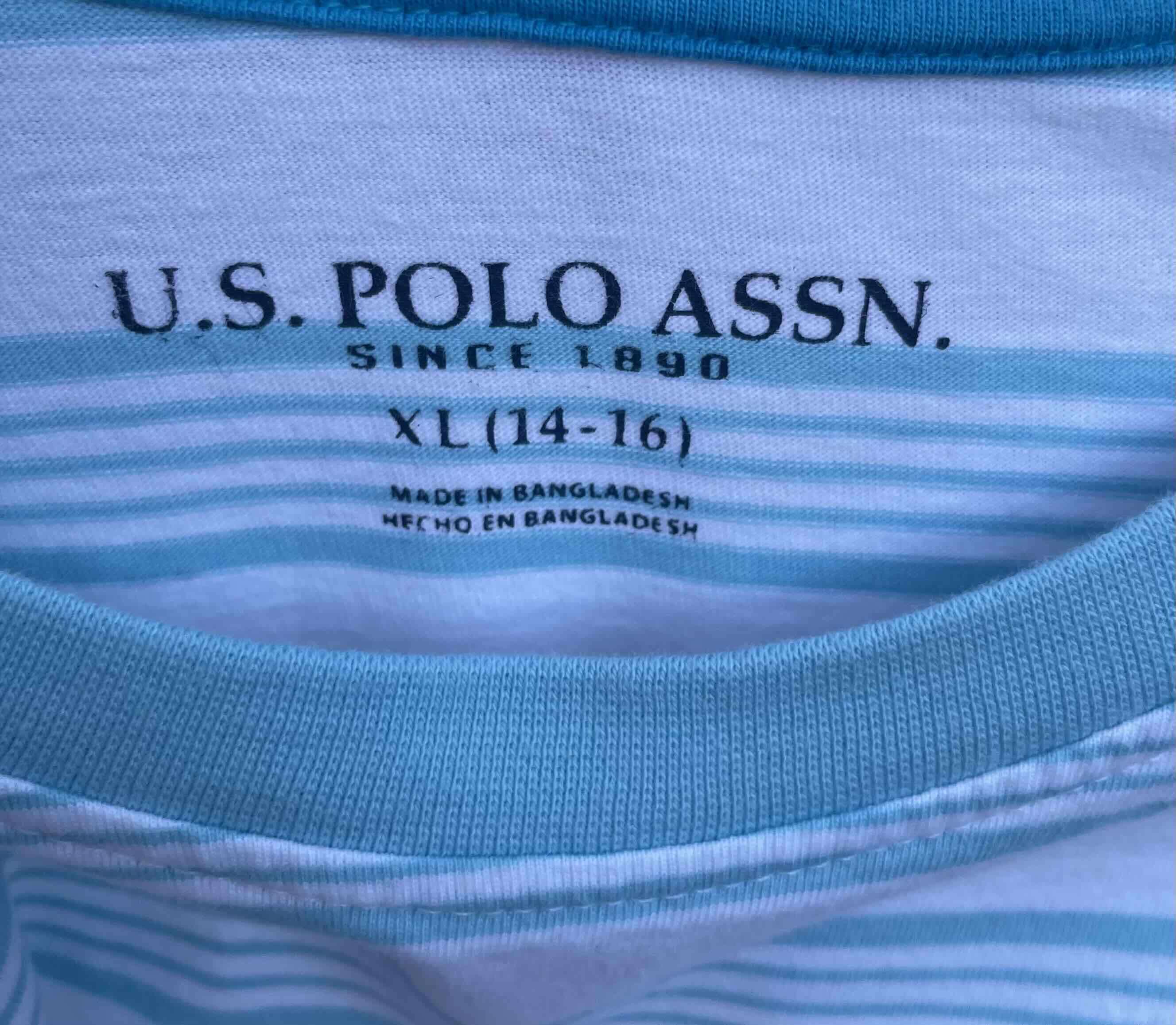 Polera rayada celeste U.S. Polo - miniatura 2