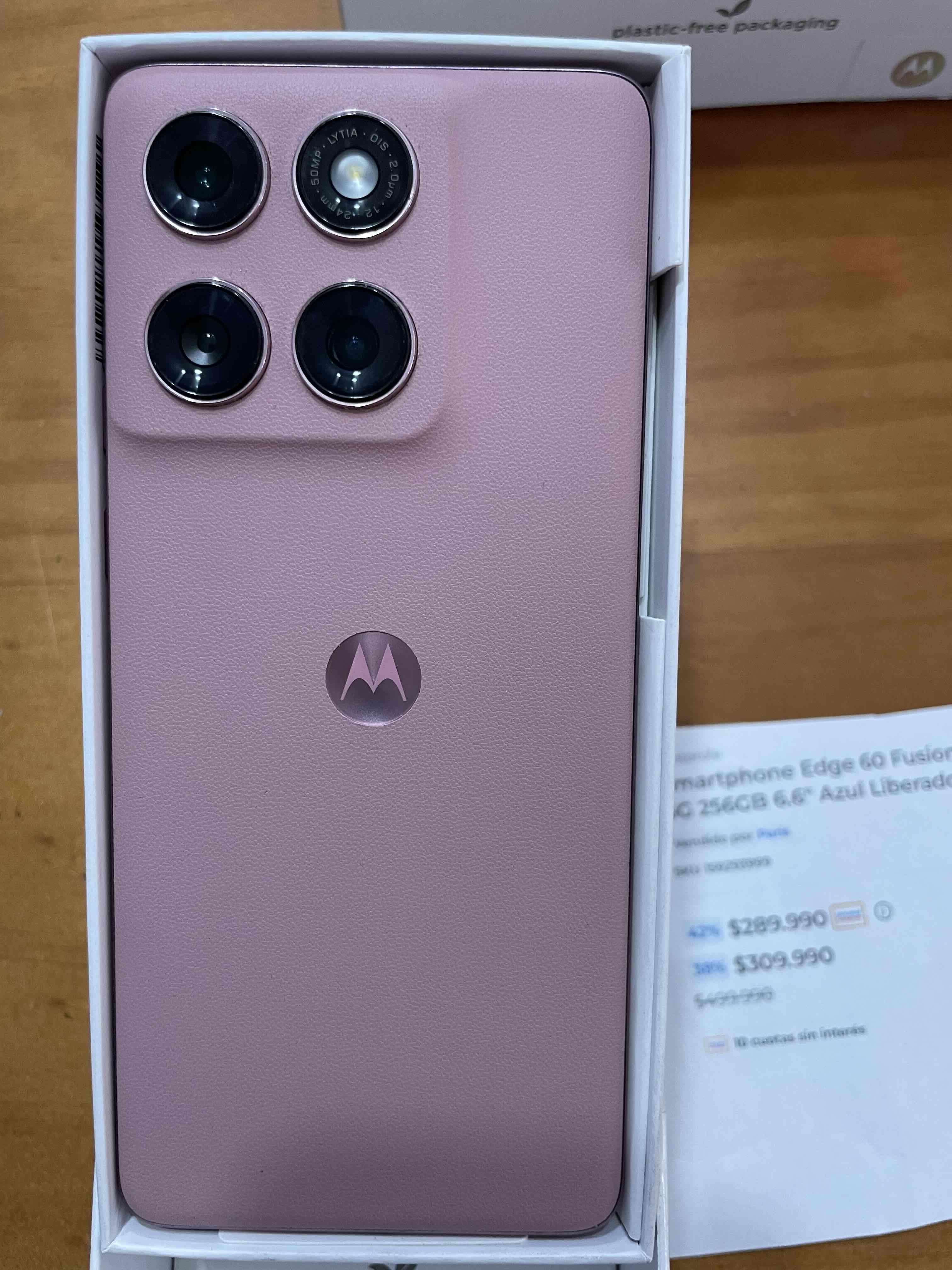 Smartphone Edge 60 fusion 6.6" rosa - miniatura 2