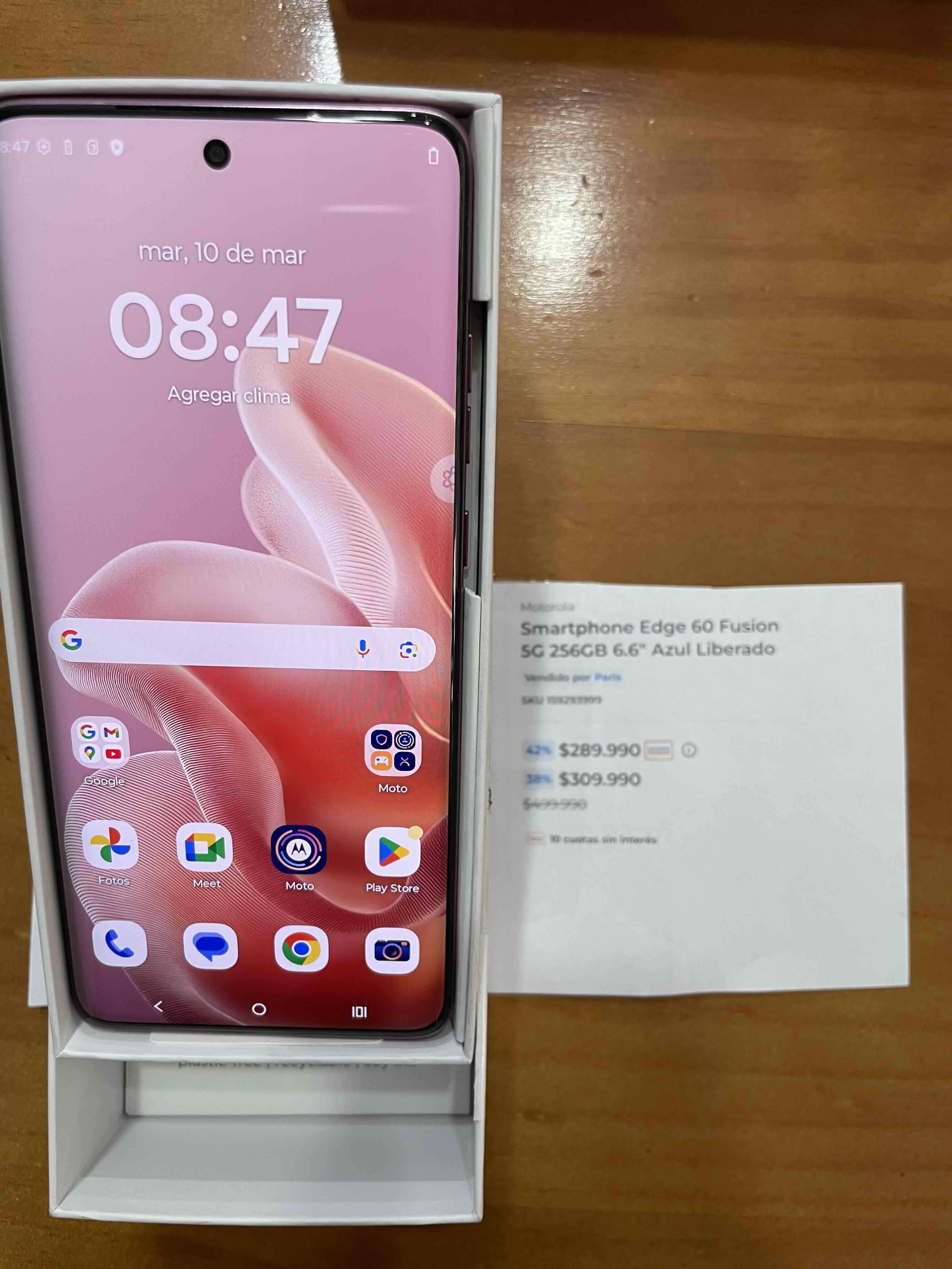 Smartphone Edge 60 fusion 6.6" rosa - miniatura 4