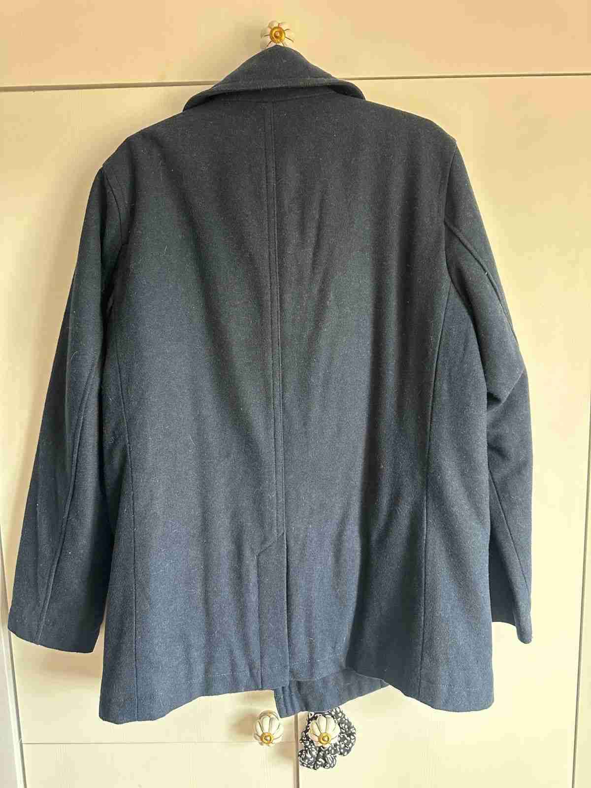 Abrigo azul marino clásico - miniatura 2