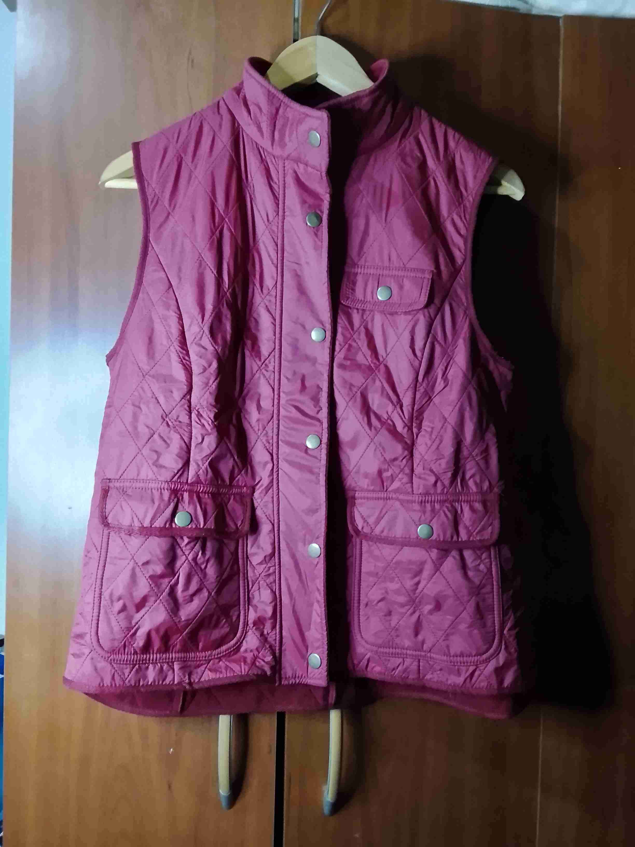 Chaleco acolchado rojo mujer - 1