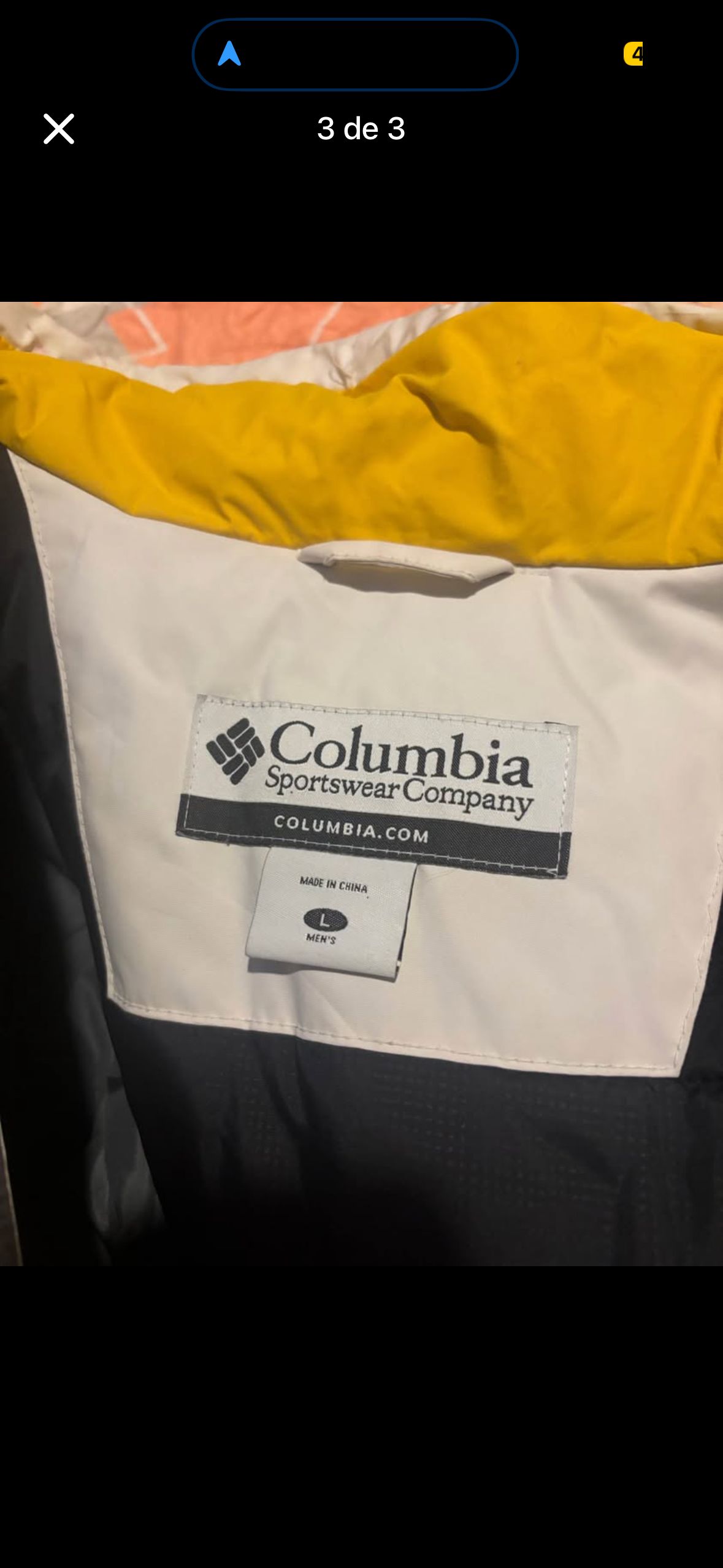 Chaqueta amarilla de invierno Columbia - 3