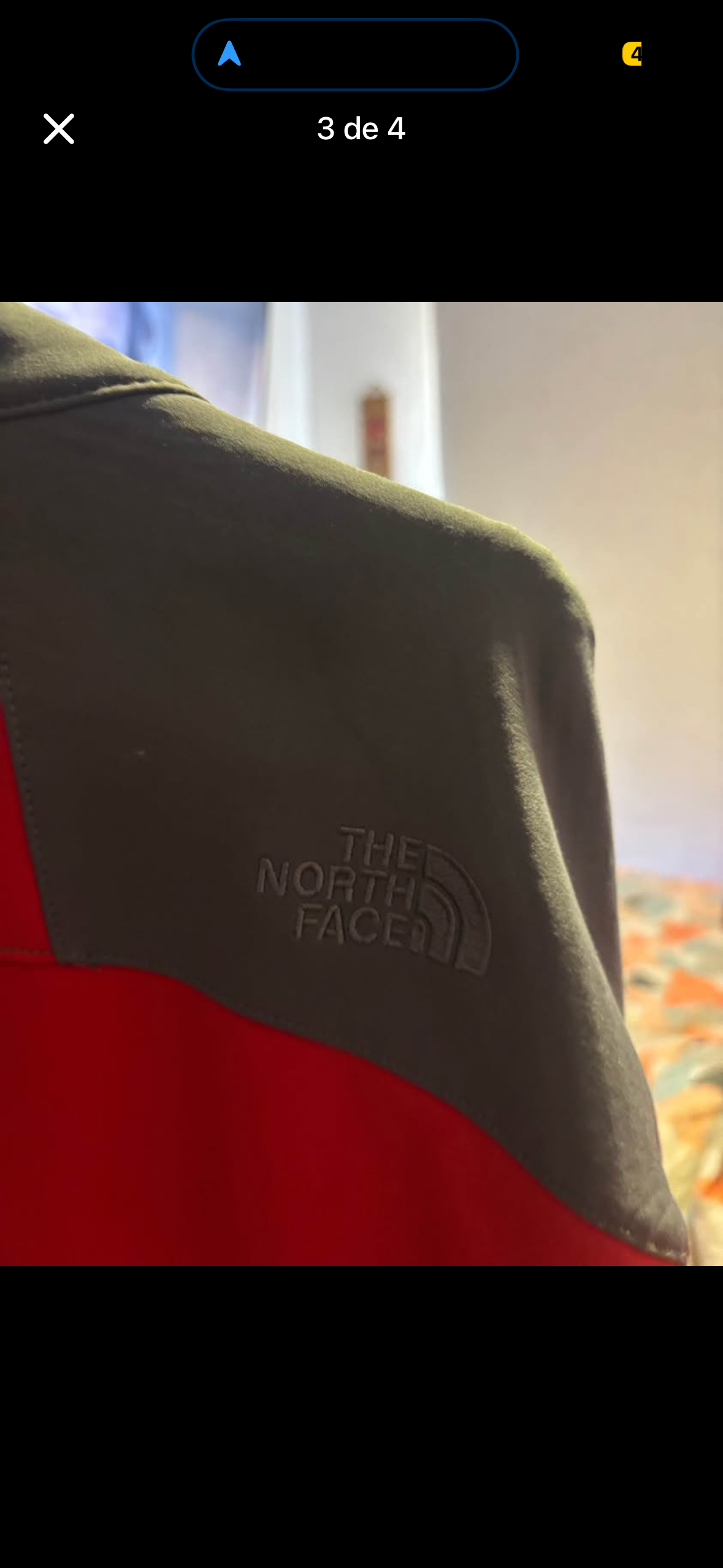 Chaqueta softshell roja the north face - miniatura 3