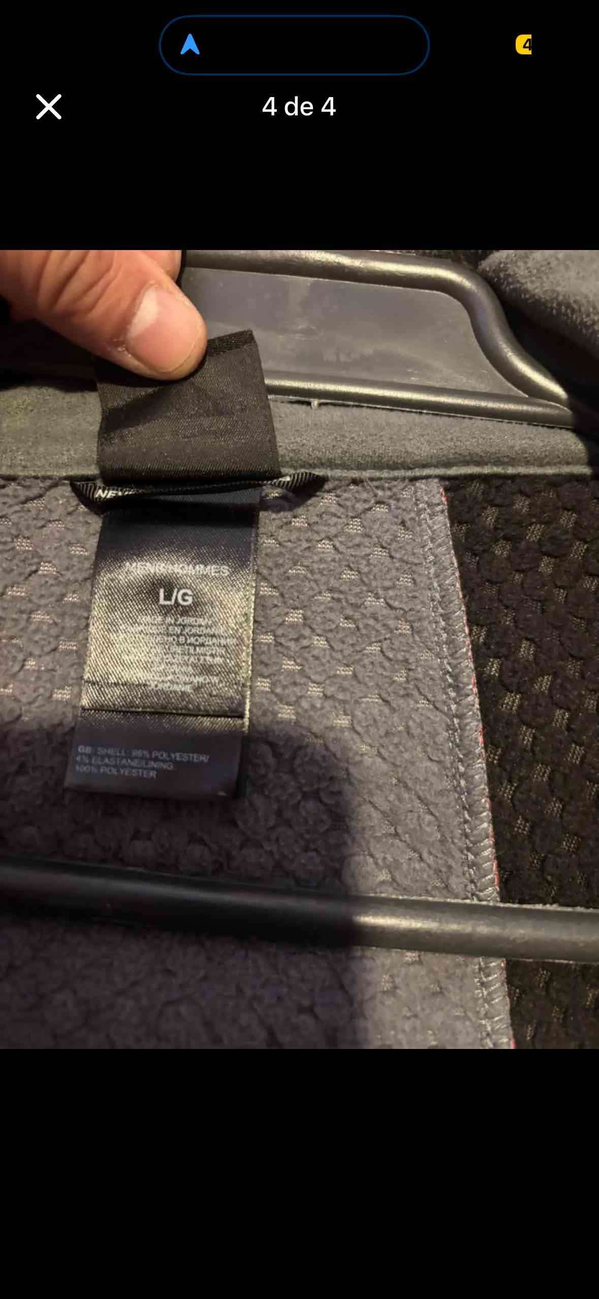 Chaqueta softshell roja the north face - miniatura 4