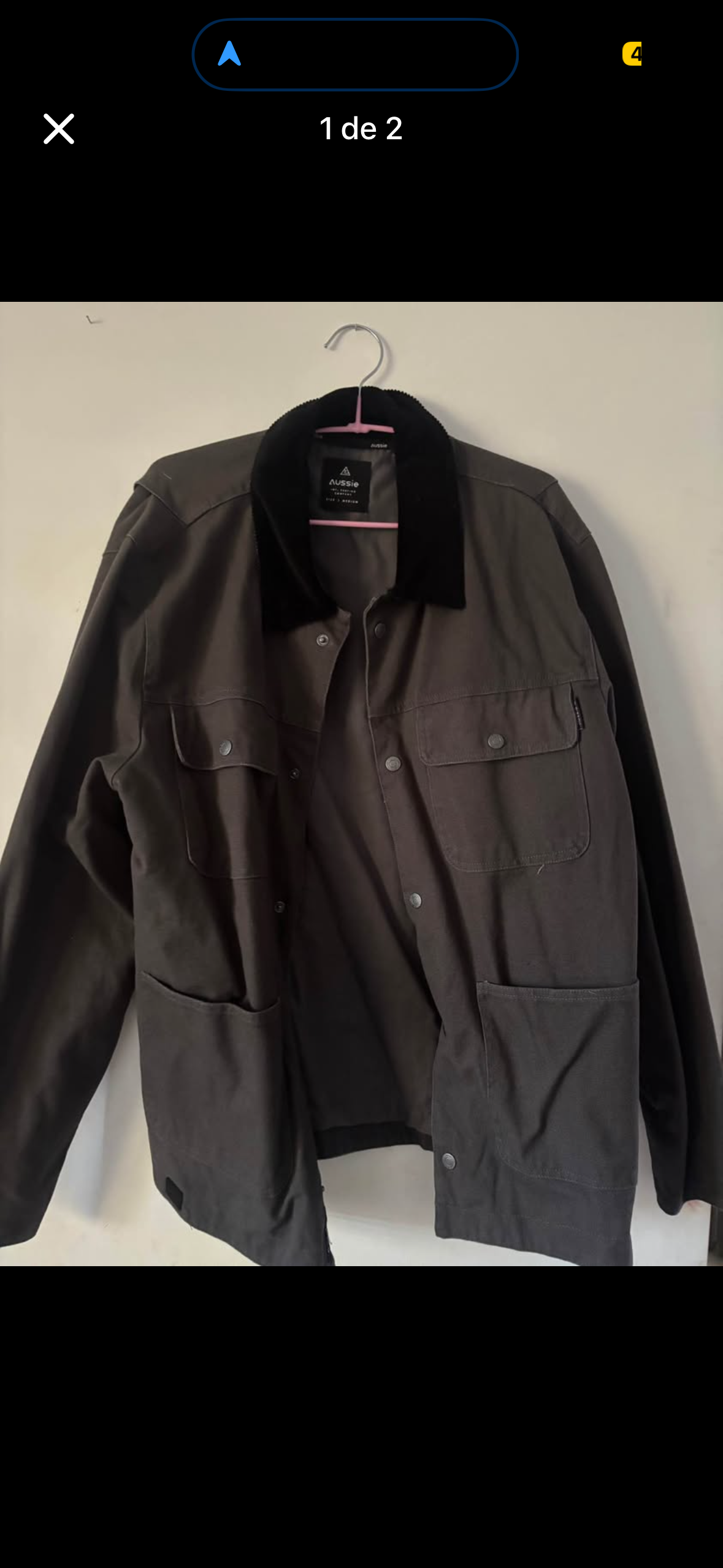 Chaqueta de trabajo gris Aussie - miniatura 1