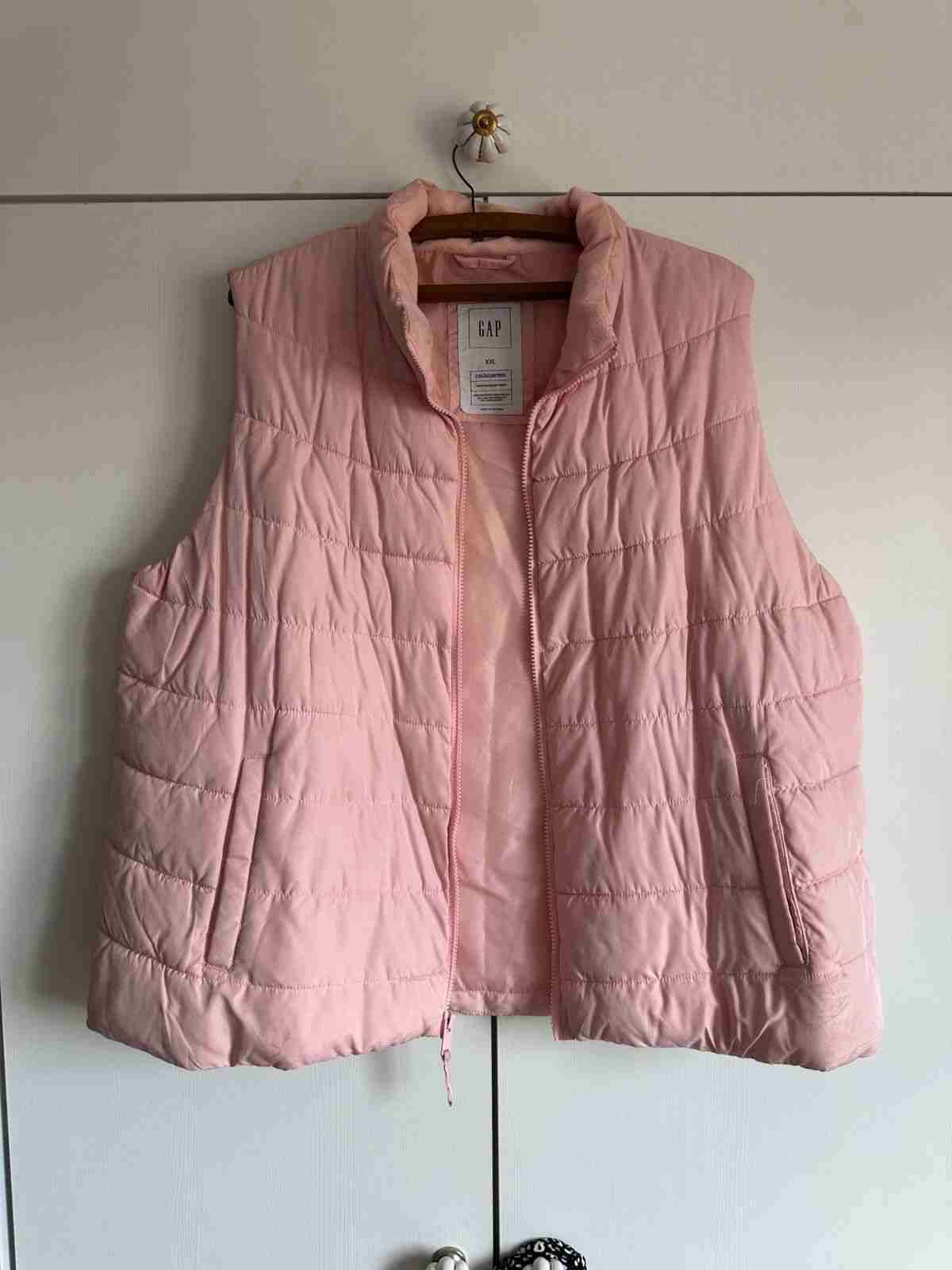 Chaleco sin mangas rosa Gap - miniatura 1