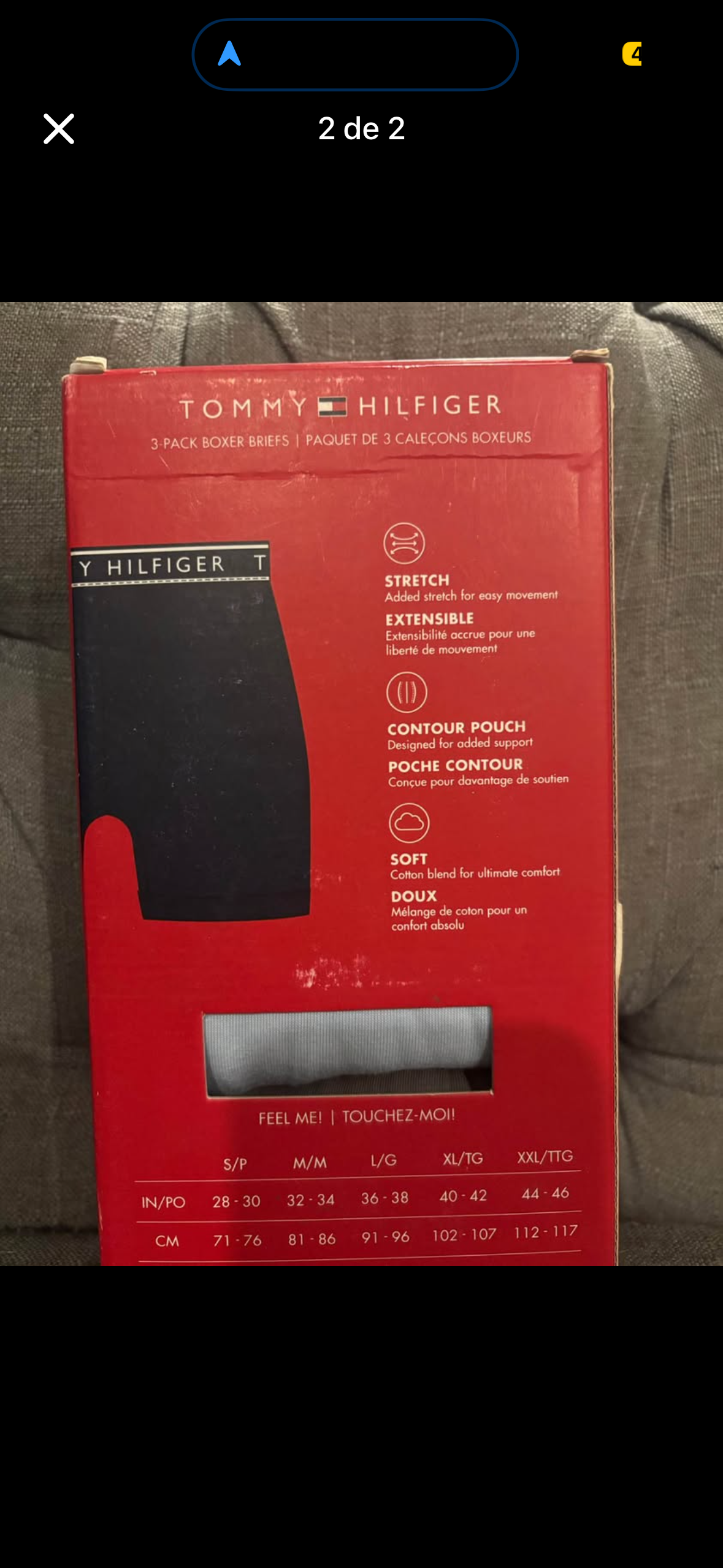 Pack 3 boxers Tommy Hilfiger L - XL - miniatura 2