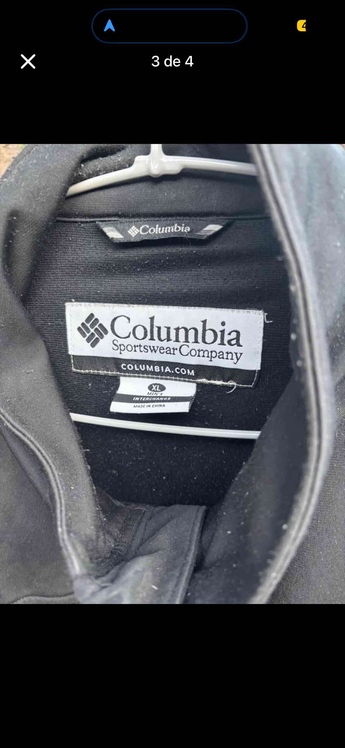 Chaqueta negra Columbia XL - miniatura 2