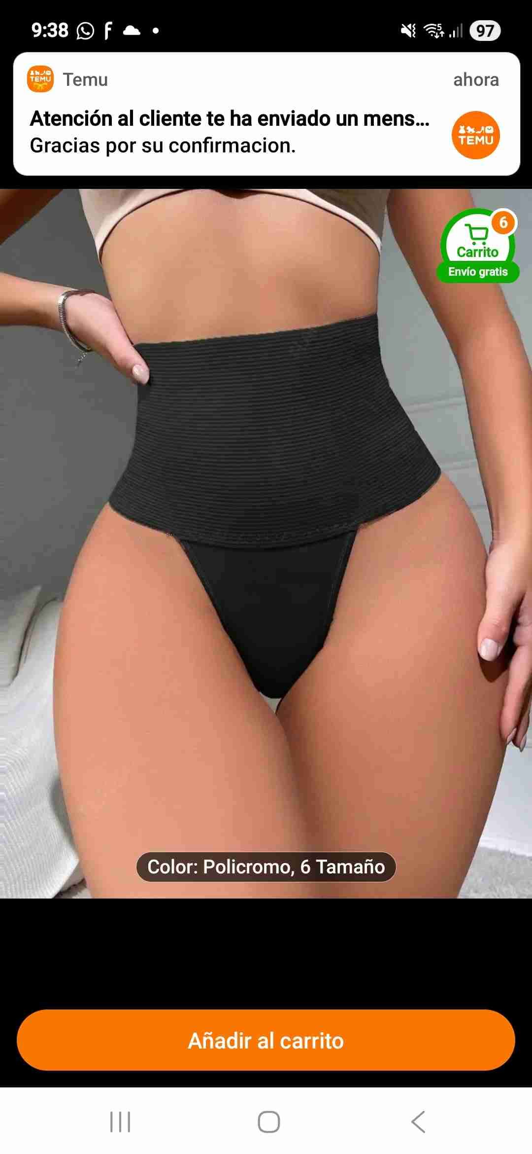 Faja reductora negra