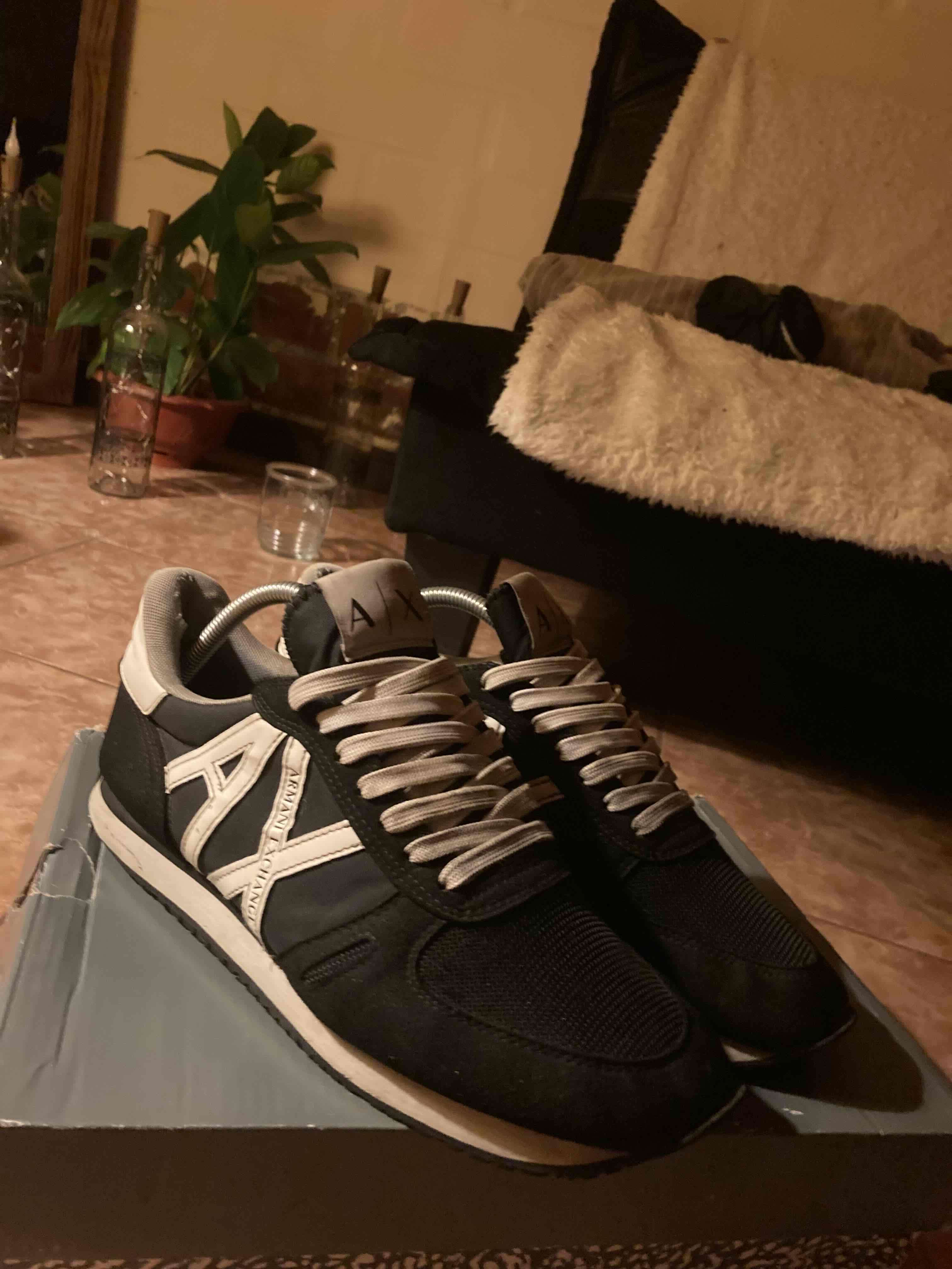 Zapatillas negras Armani Exchange originales - miniatura 1