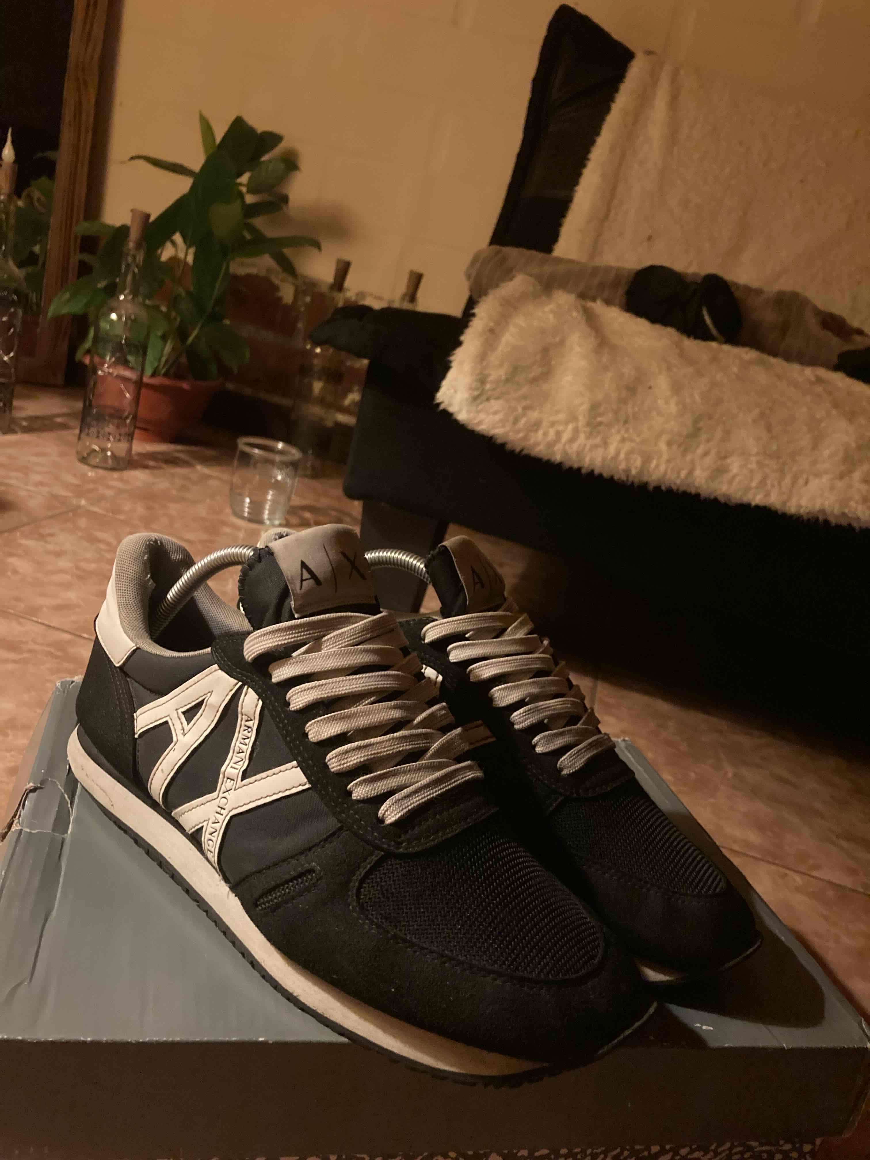 Zapatillas negras Armani Exchange originales - miniatura 2