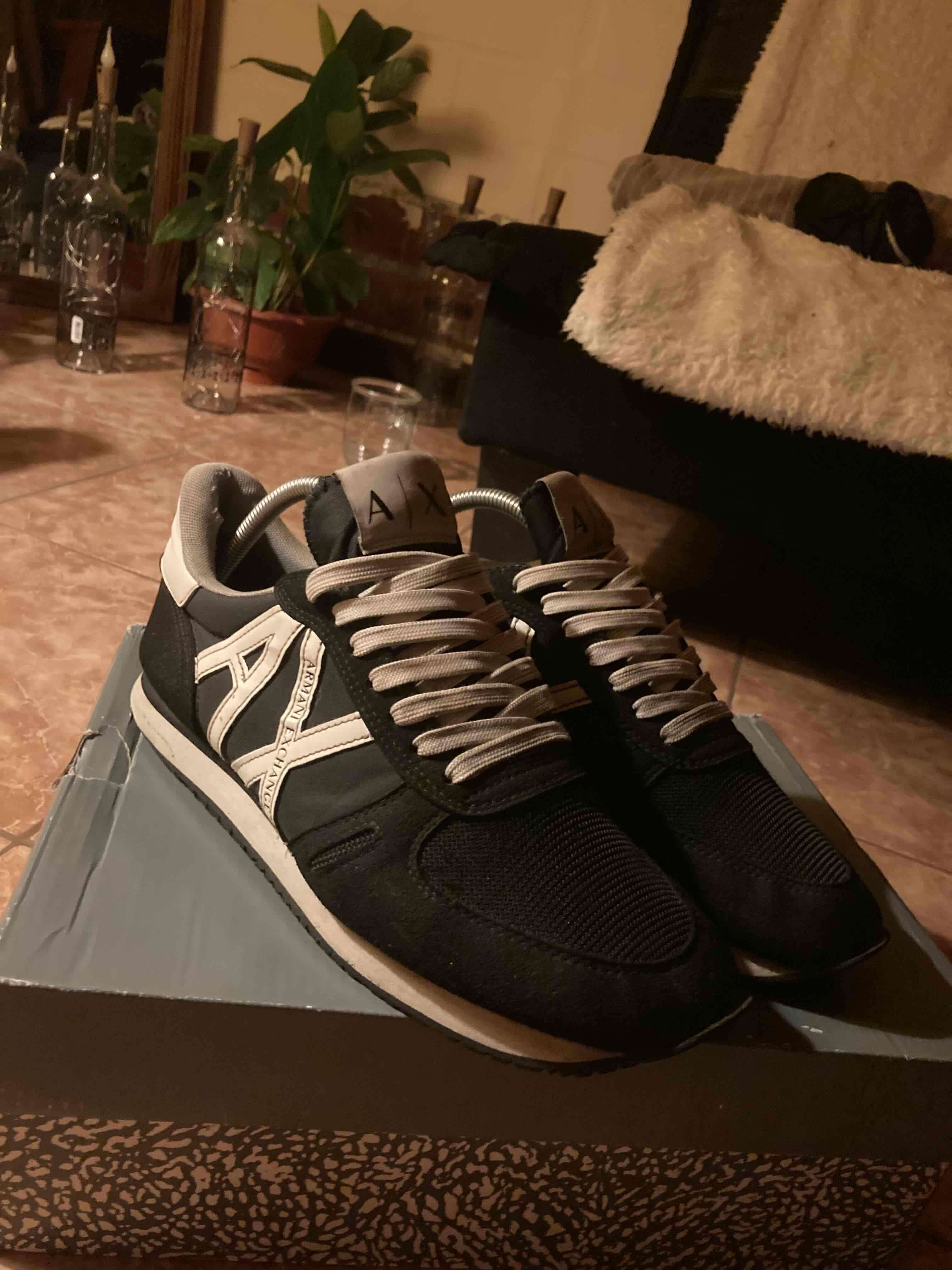 Zapatillas negras Armani Exchange originales - miniatura 3