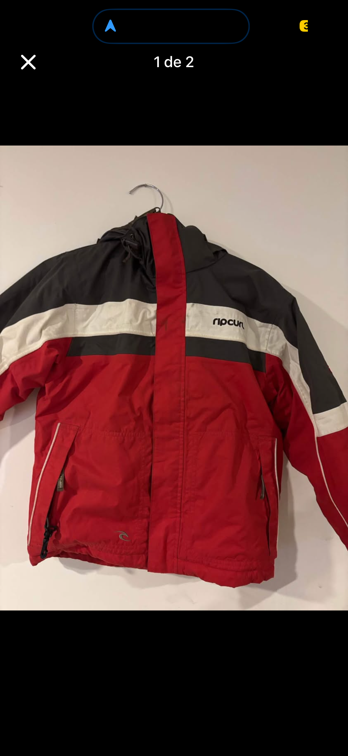Chaqueta Rip Curl roja - miniatura 1