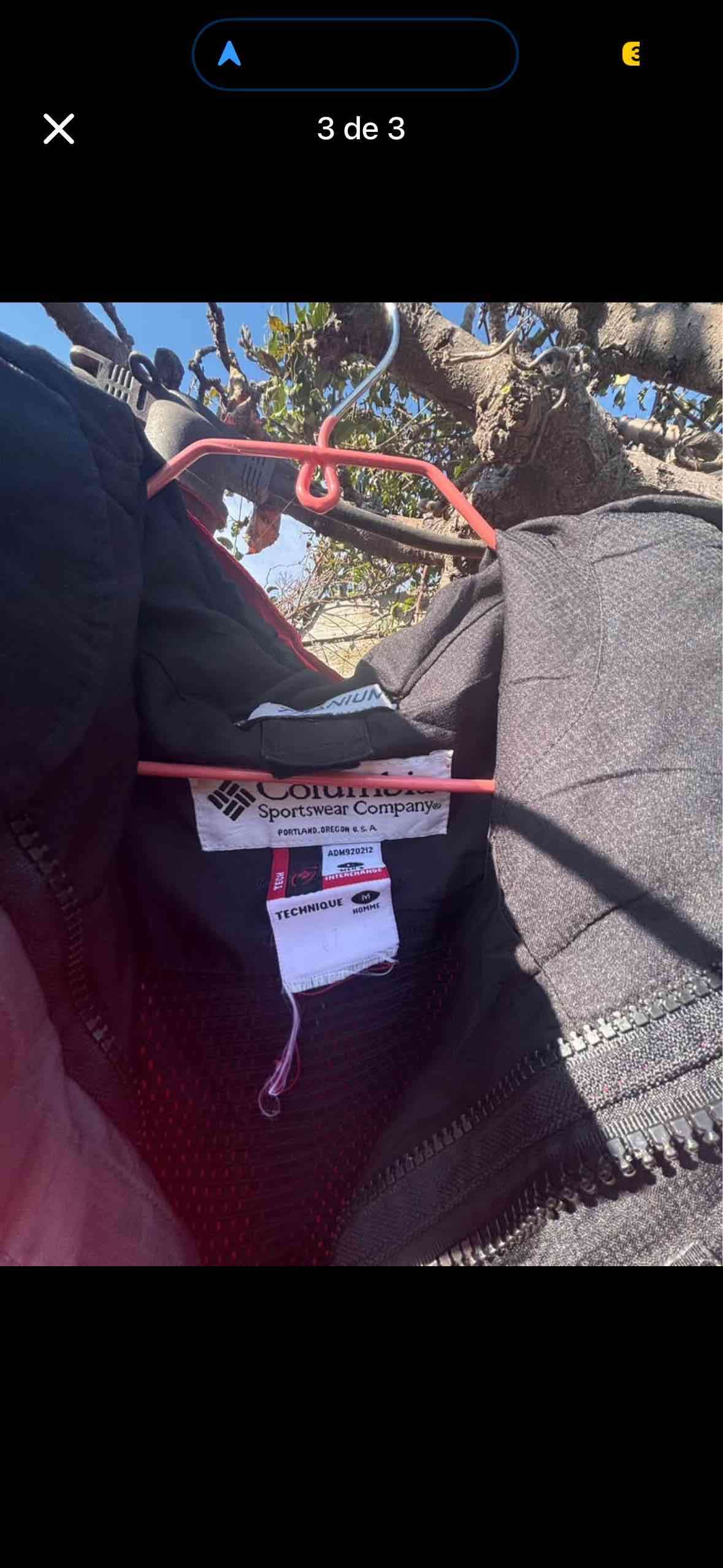 Chaqueta roja Columbia outdoor - 3