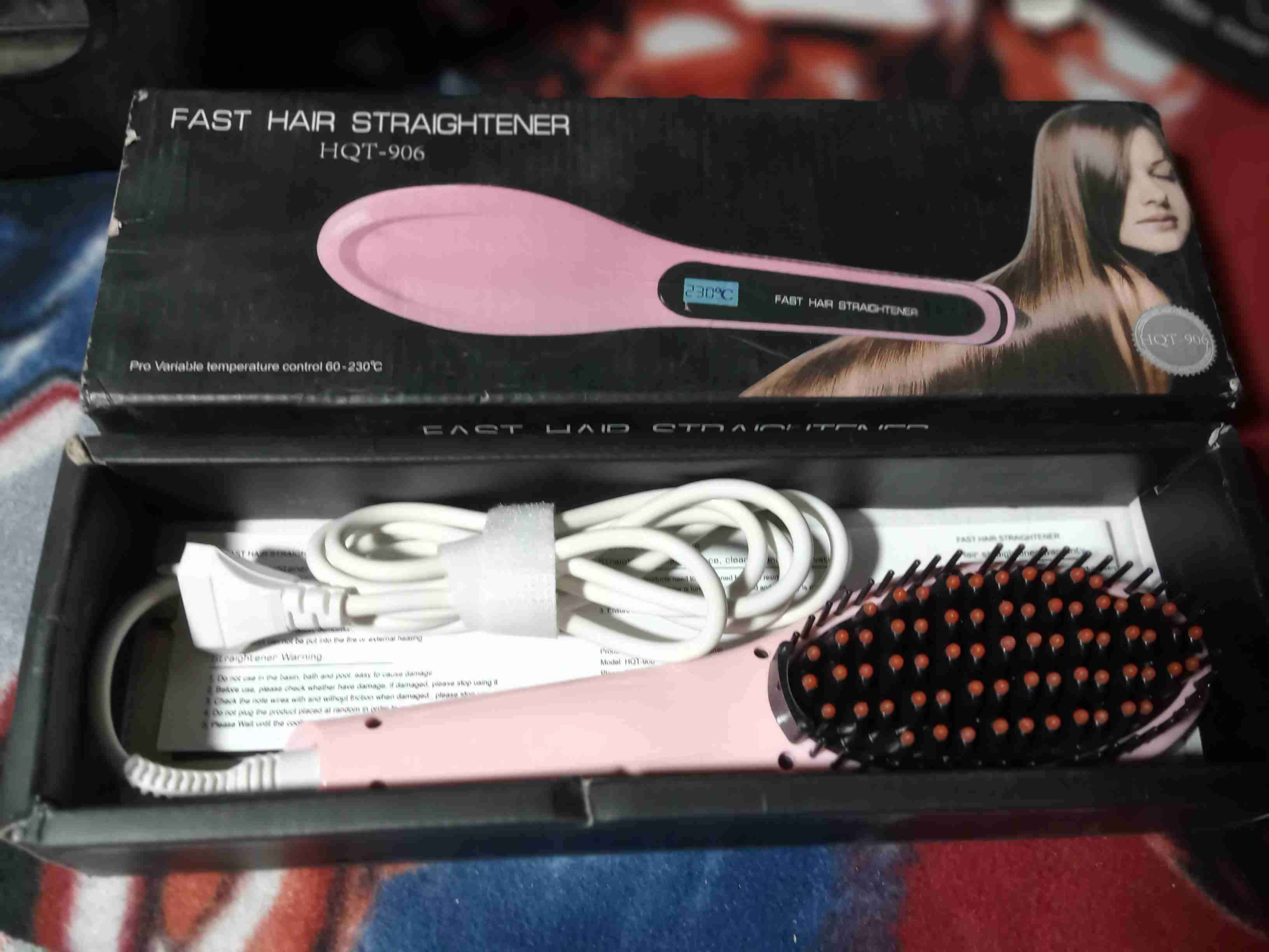 Cepillo alisador de cabello HQ-906