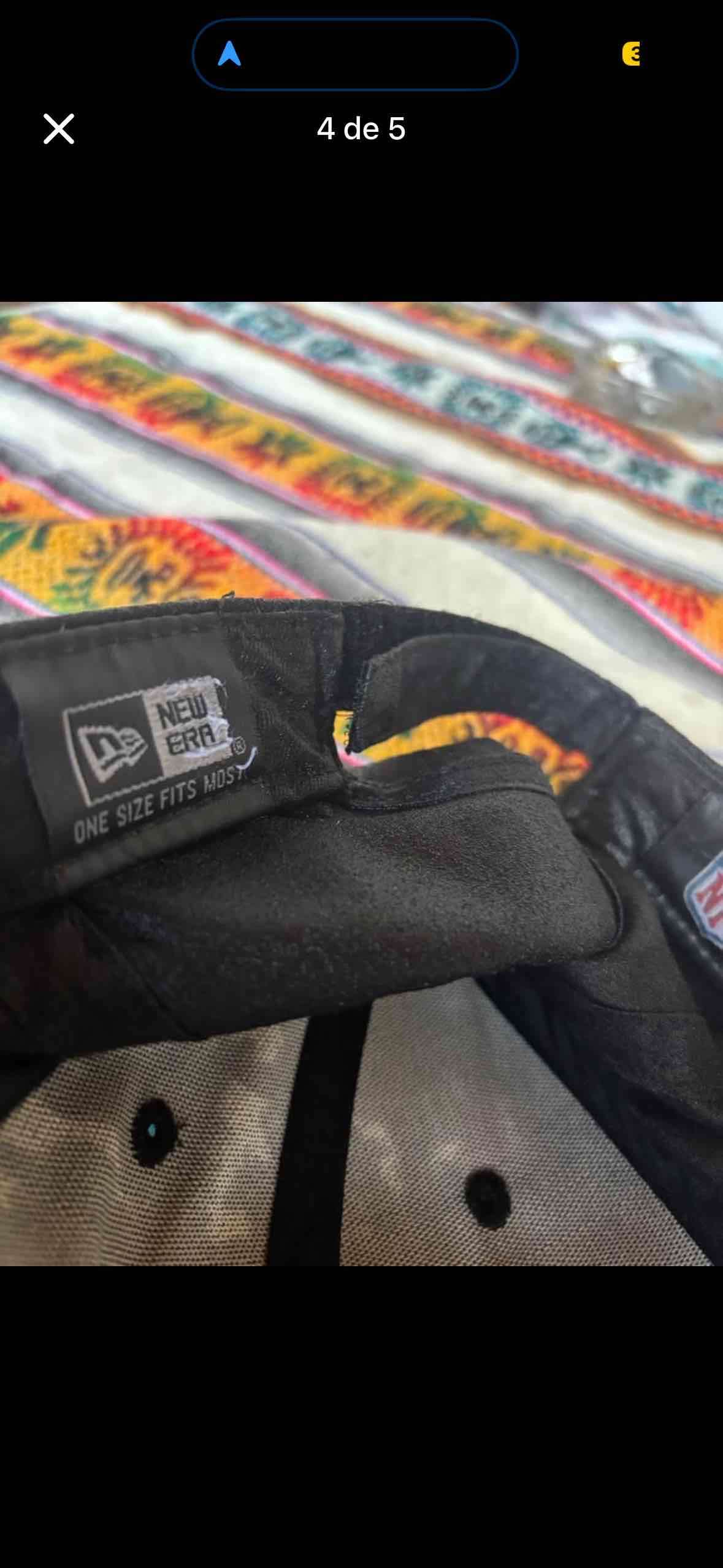 Gorra negra Raiders - miniatura 4