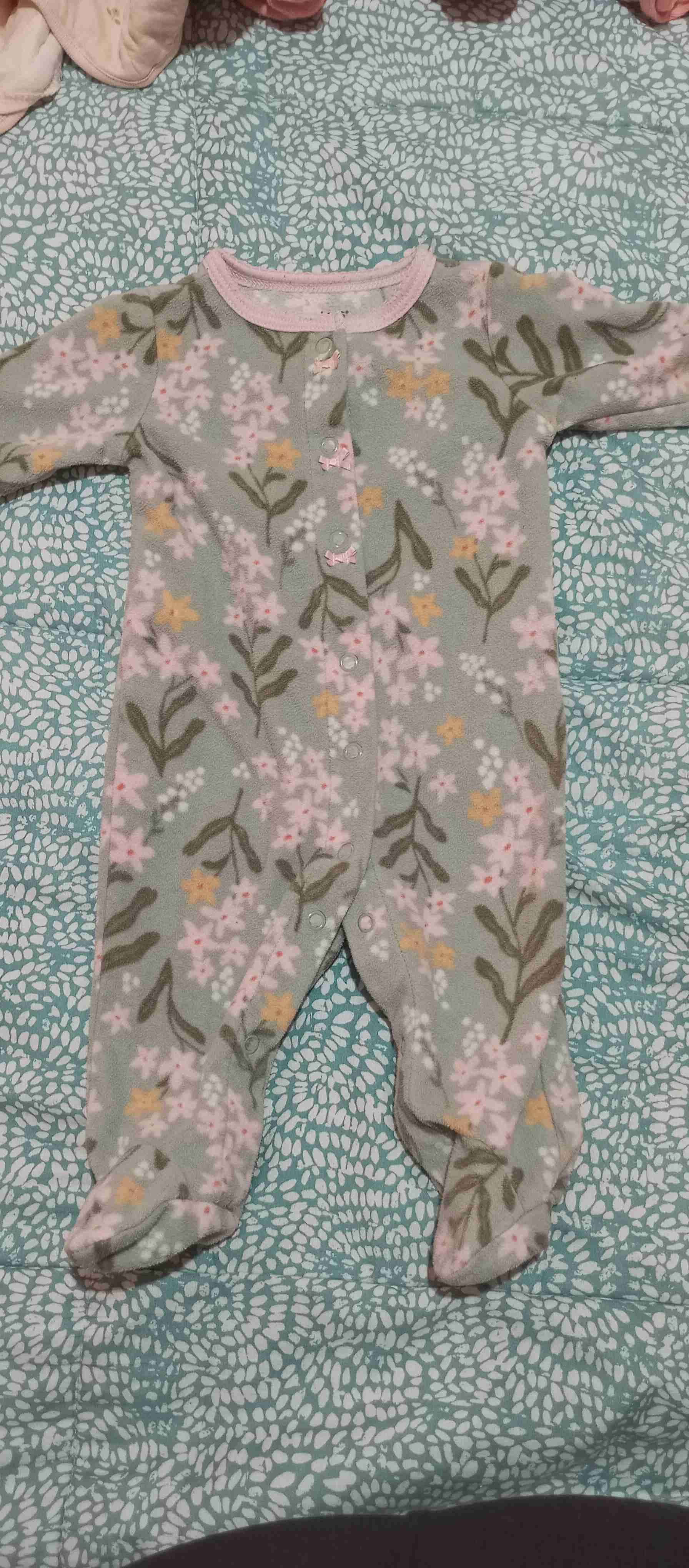 Enterito bebé floreado - miniatura 1