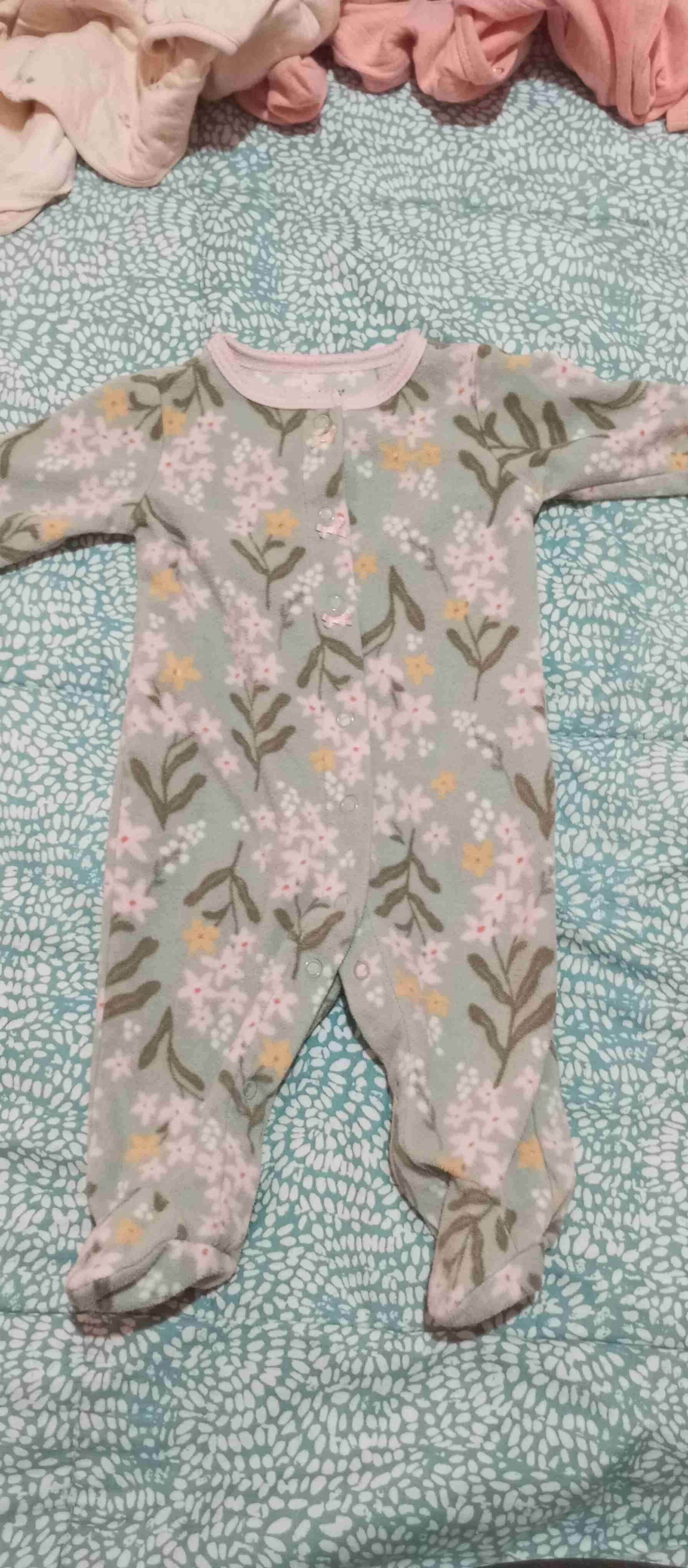 Enterito bebé floreado - miniatura 2