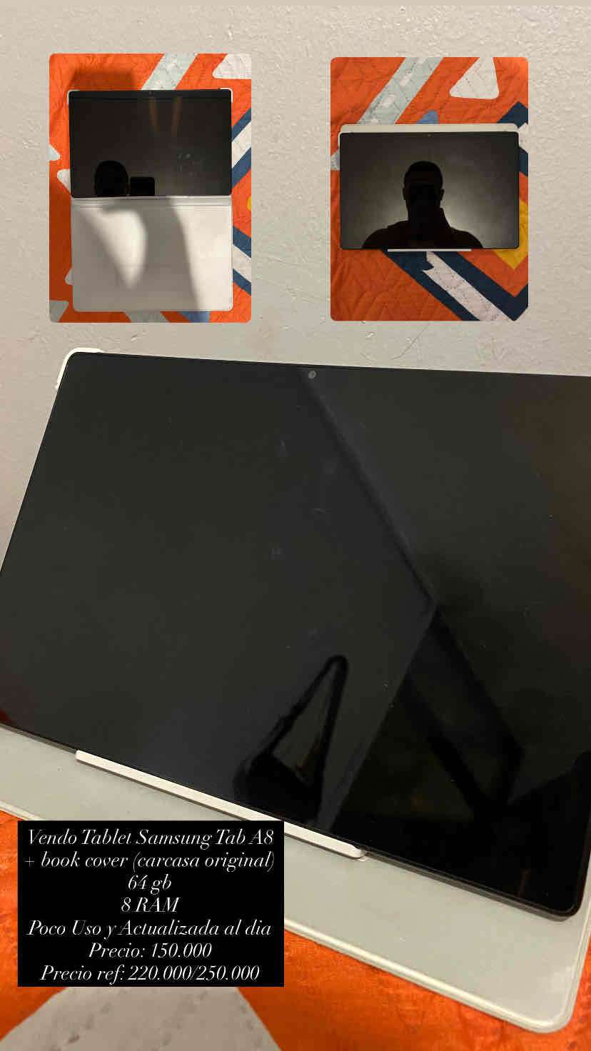 Tablet Samsung Tab A8 con cover - miniatura 1