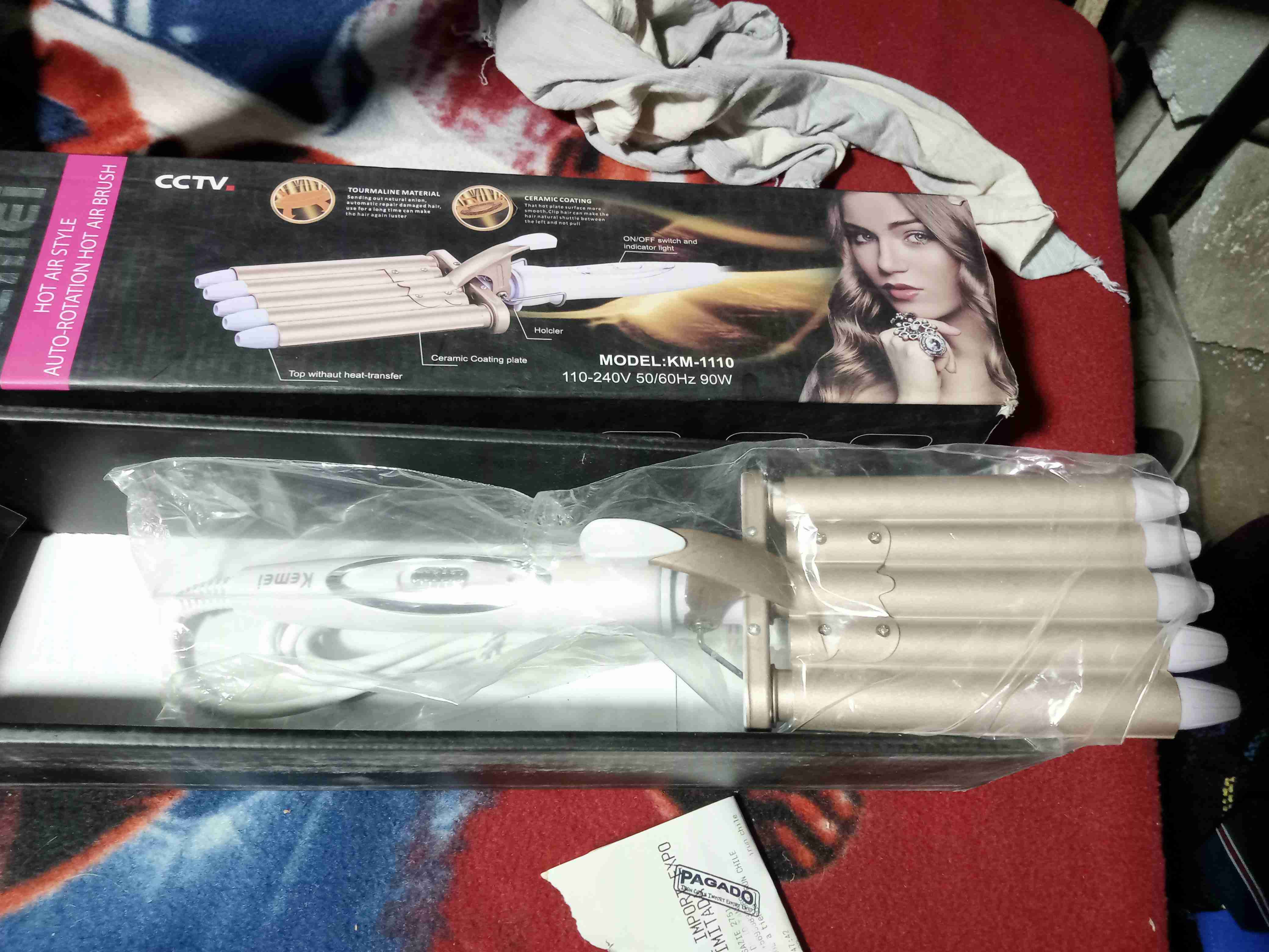 Cepillo de aire caliente KM-1110