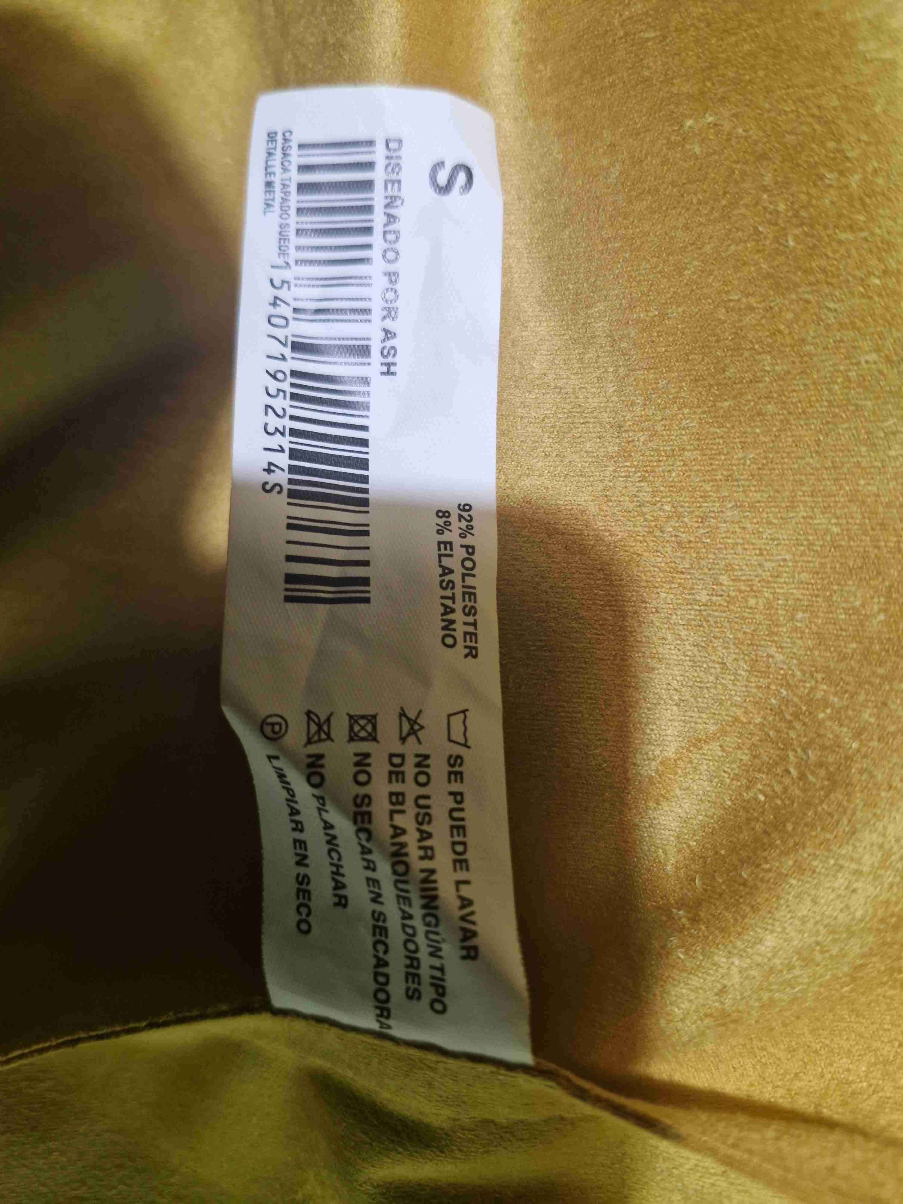 Blazer amarillo marca ASH - miniatura 5